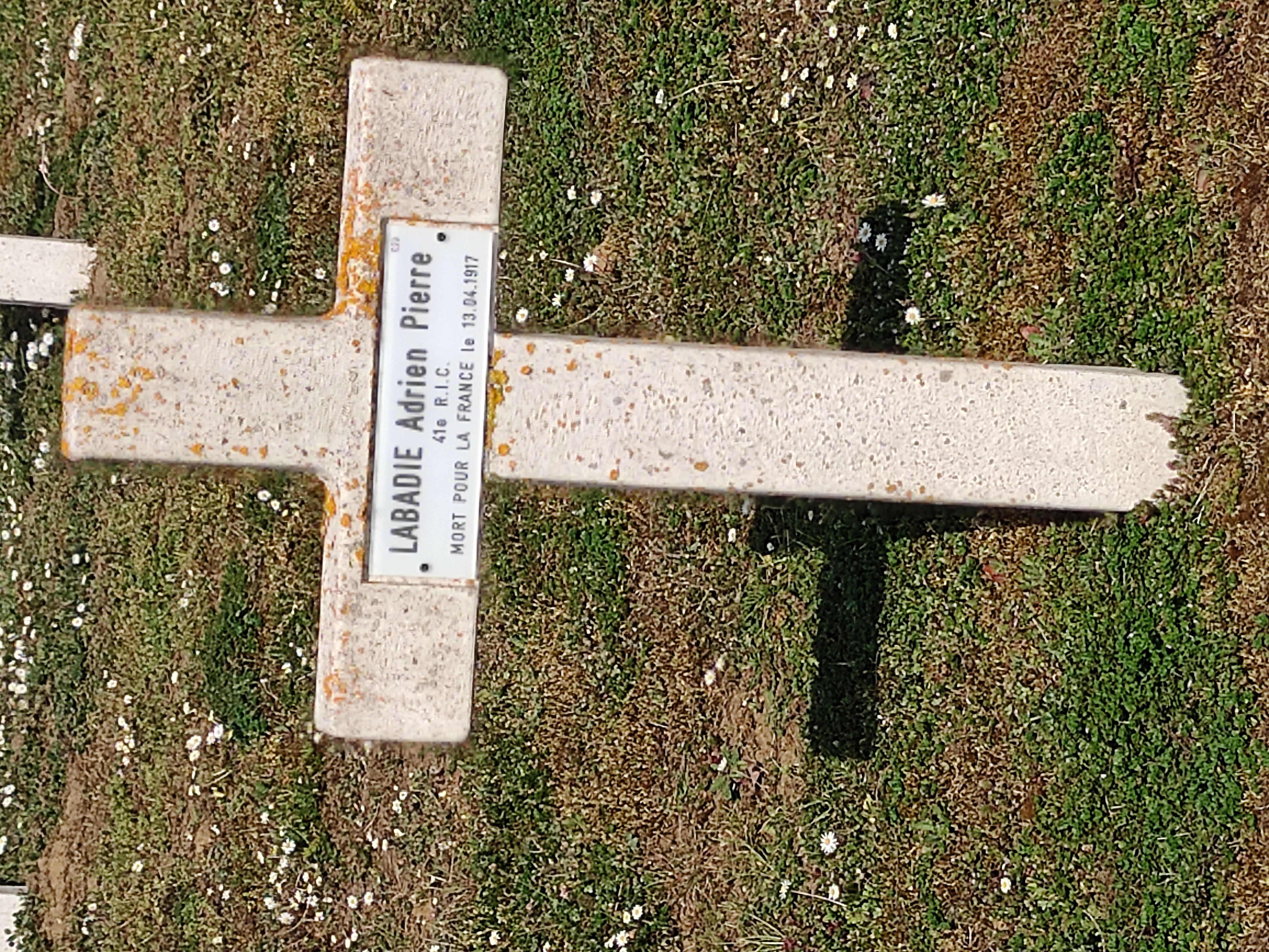 Sépulture LABADIE Adrien Pierre