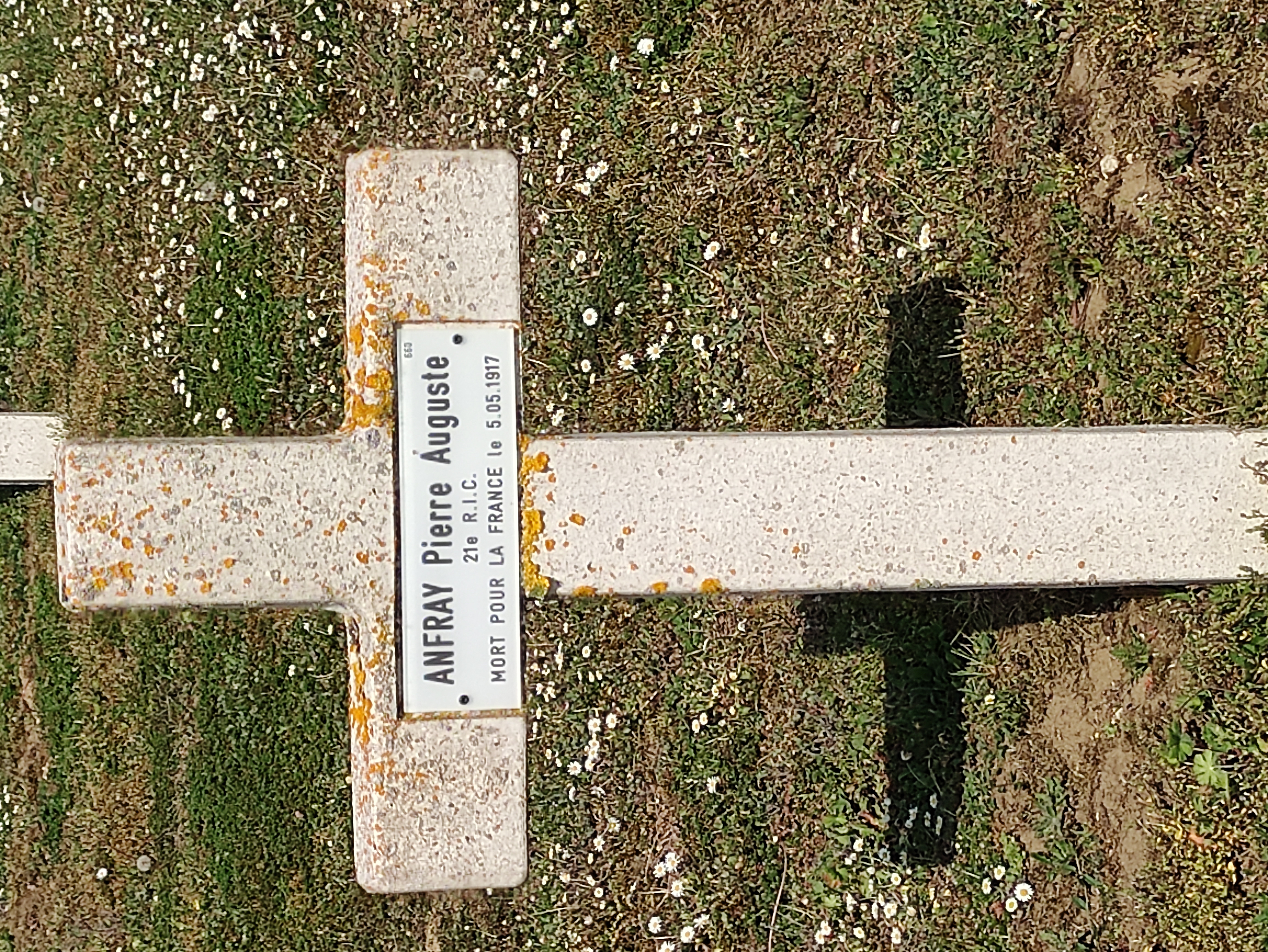 Sépulture ANFRAY Pierre Auguste Jules