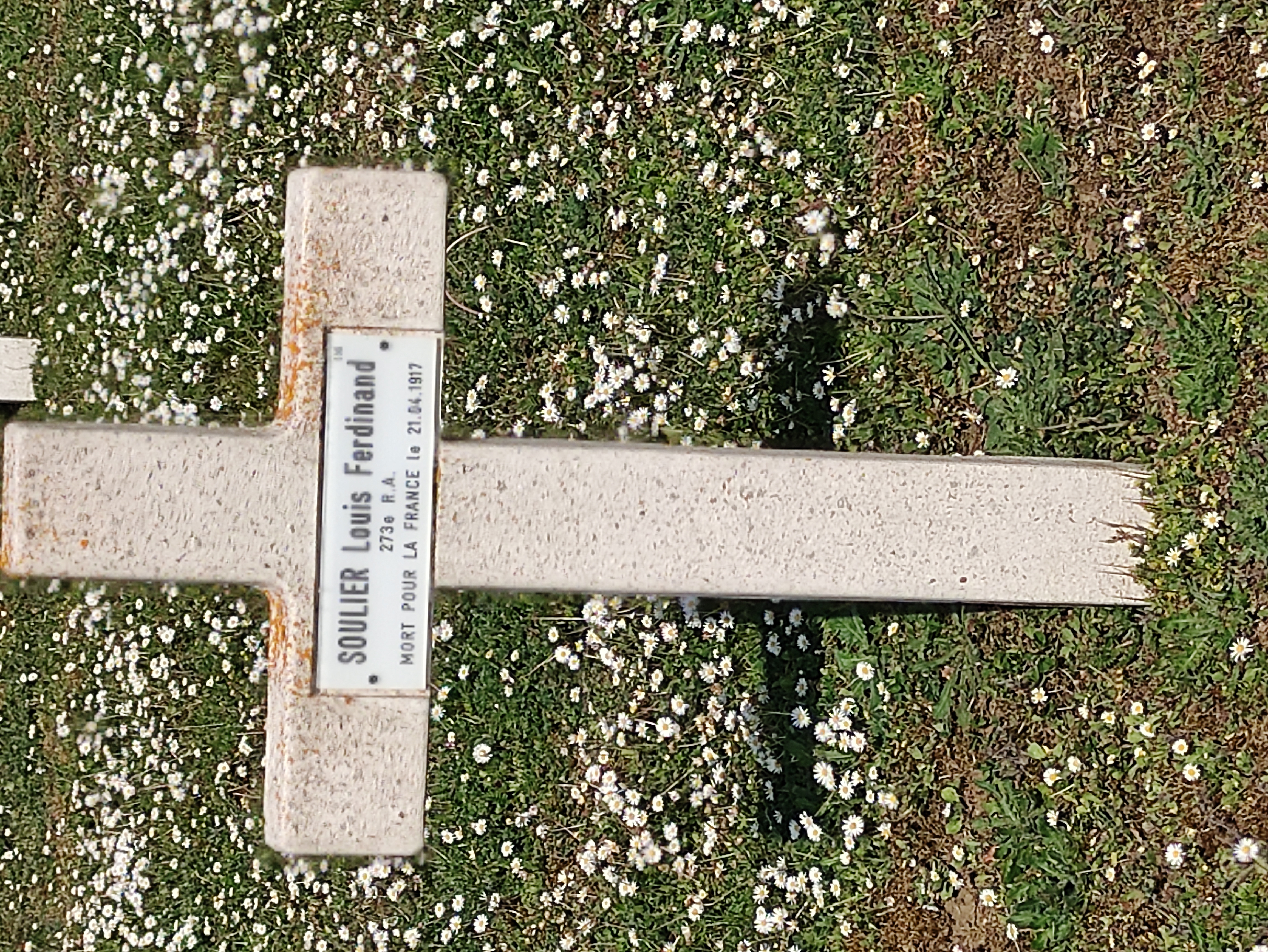 Sépulture SOULIER Louis Ferdinand