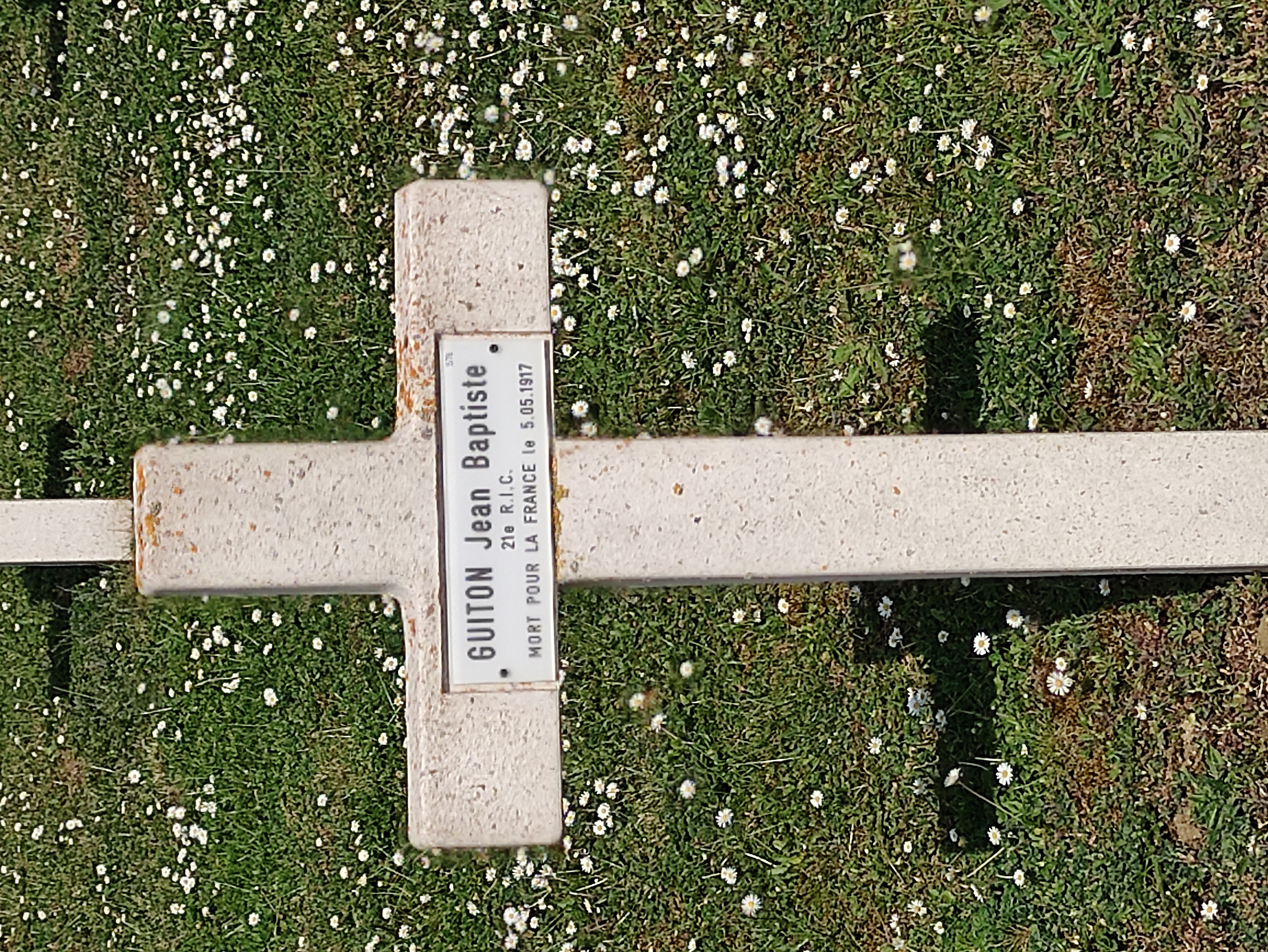 Sépulture GUITON Jean Baptiste