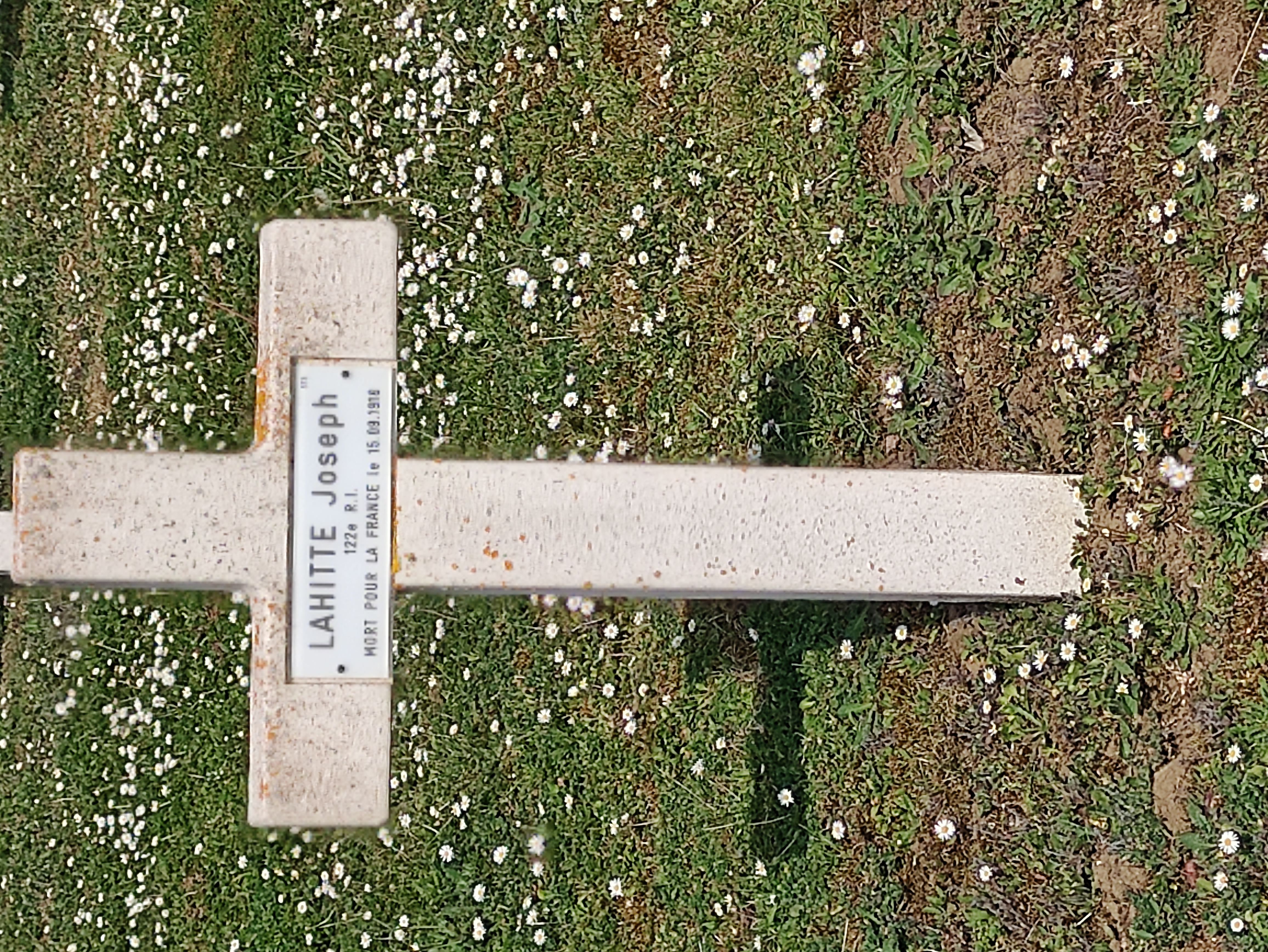 Sépulture LAHITTE Joseph