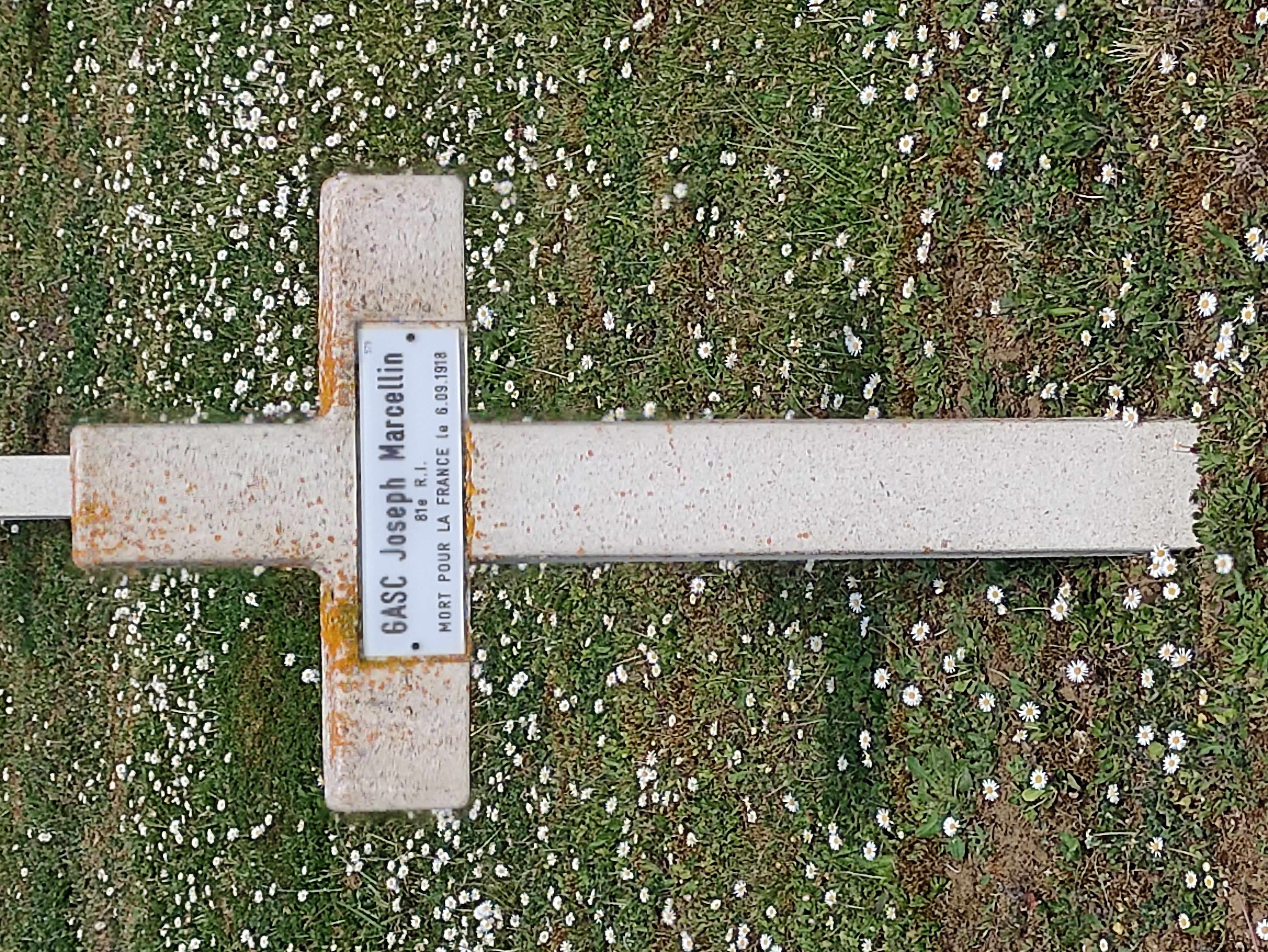 Sépulture GASC Joseph Marcellin