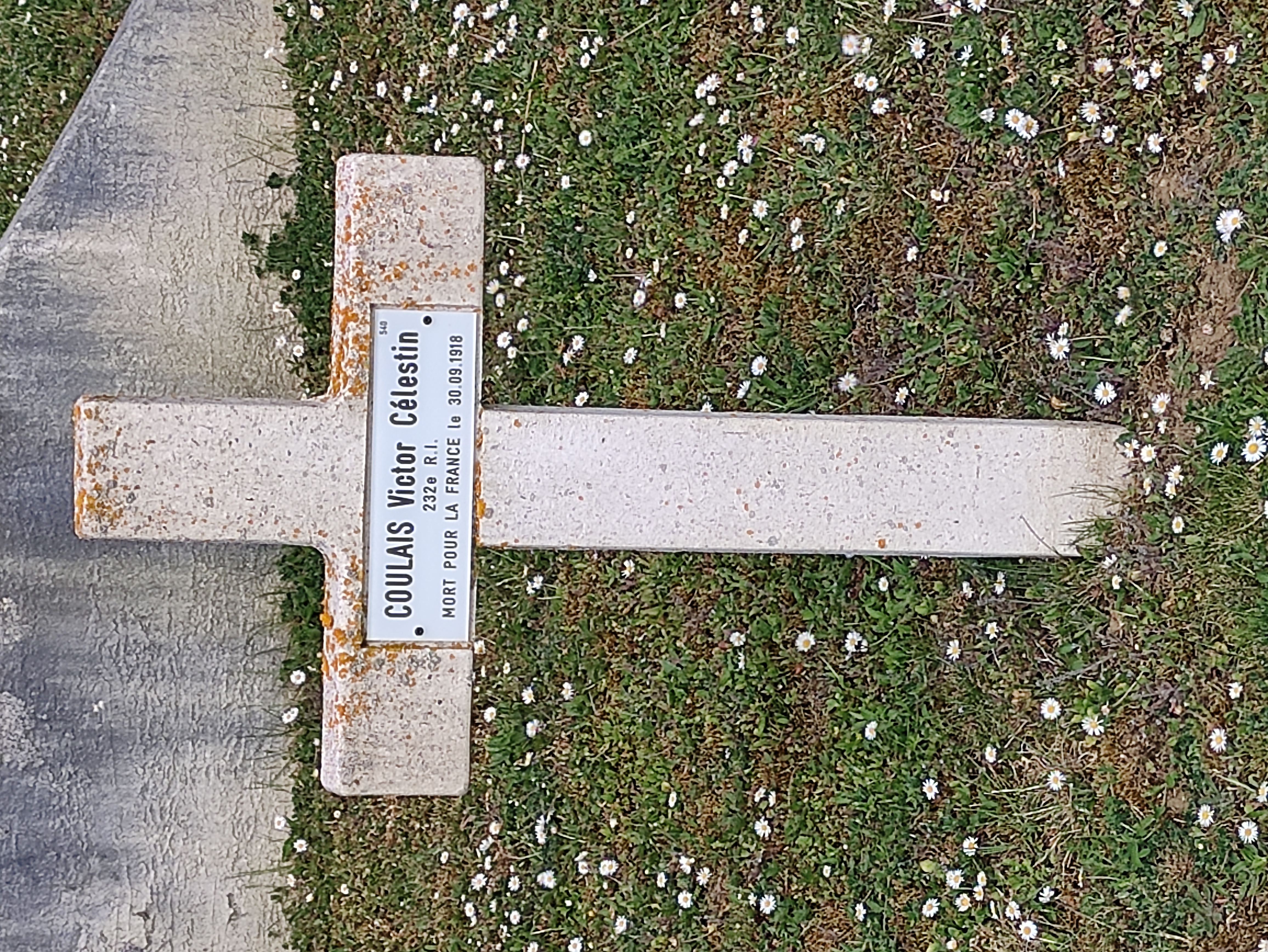 Sépulture COULAIS Victor Célestin