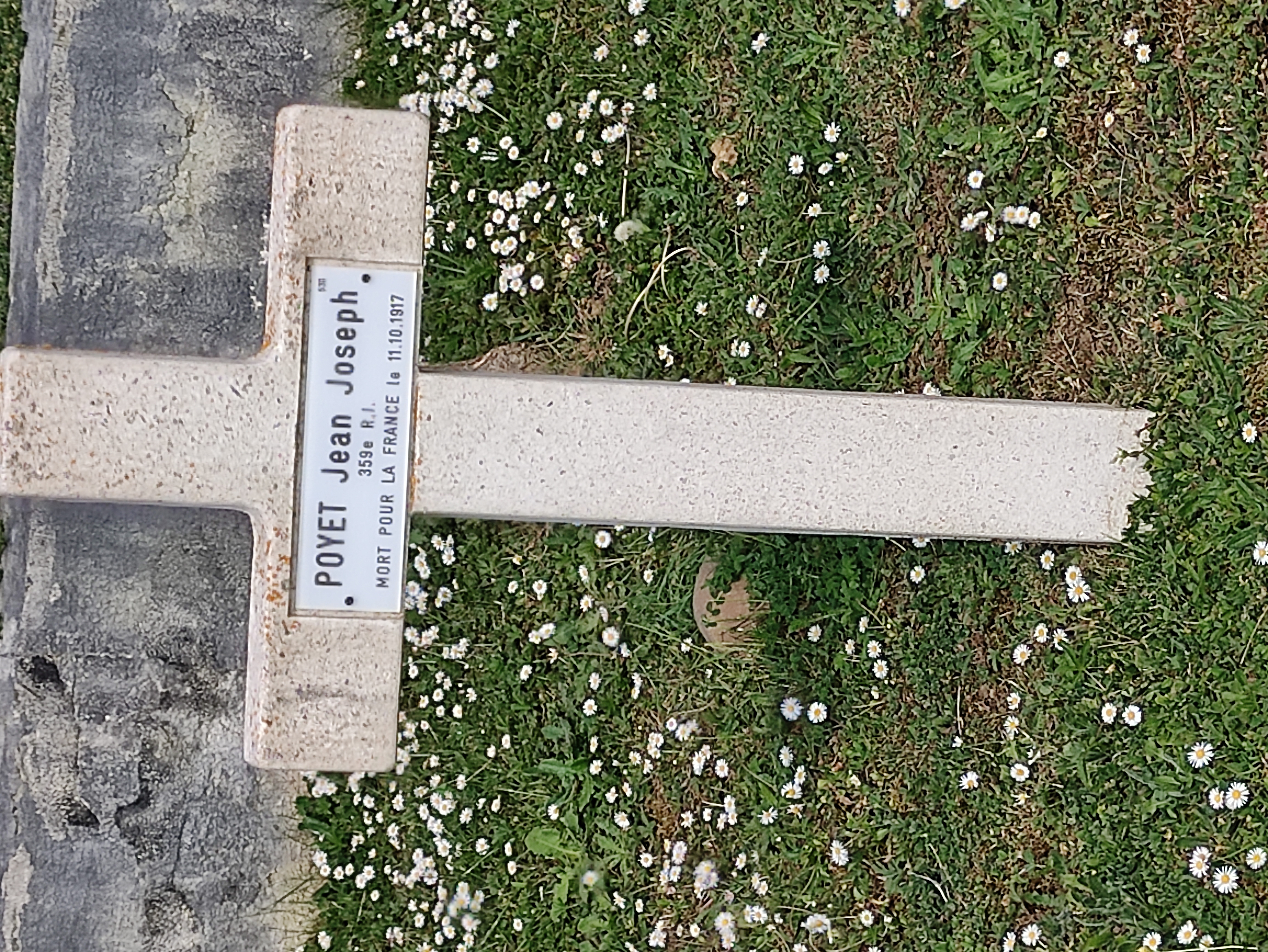 Sépulture POYET Jean Joseph