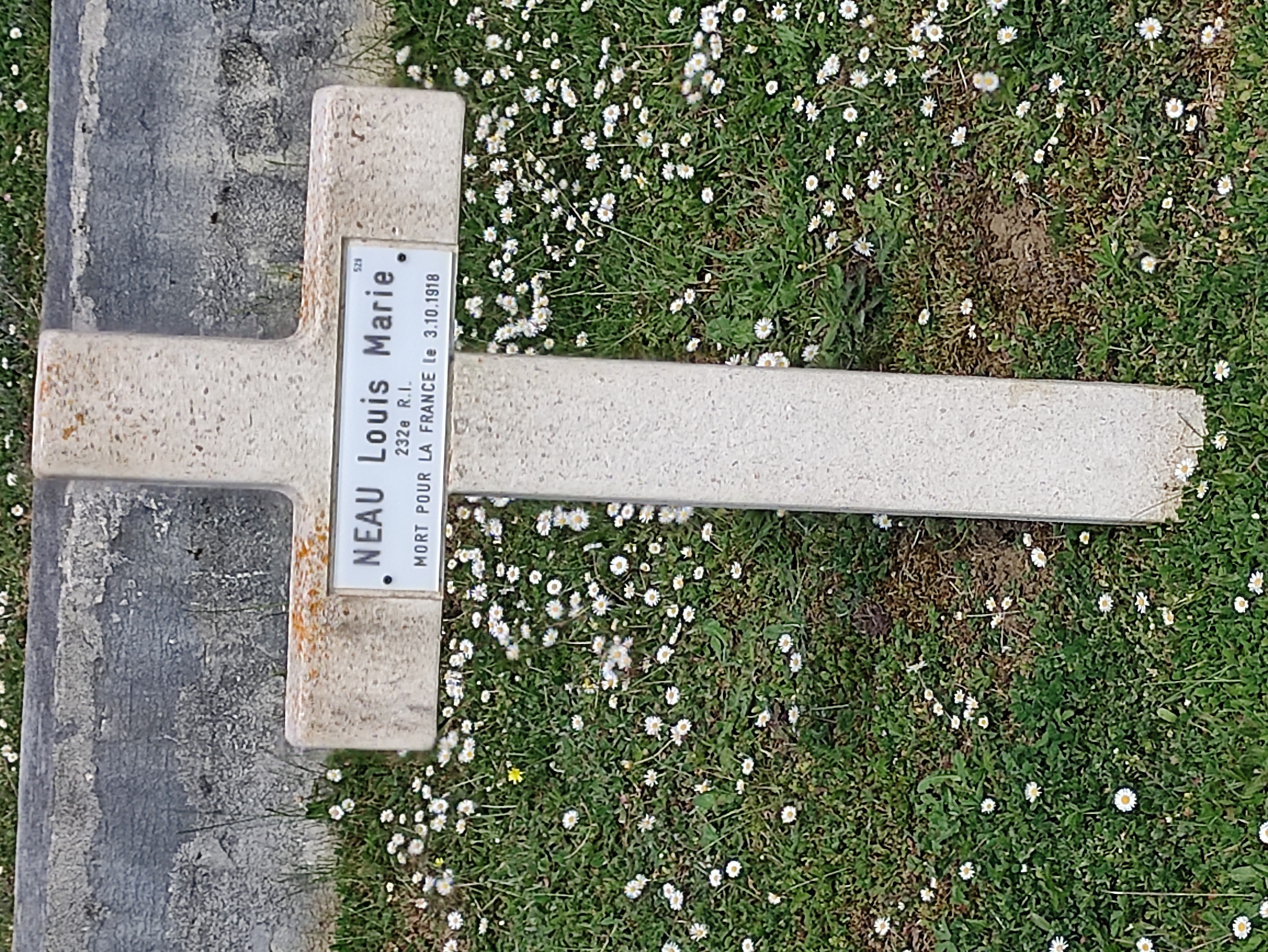 Sépulture NEAU Louis Marie