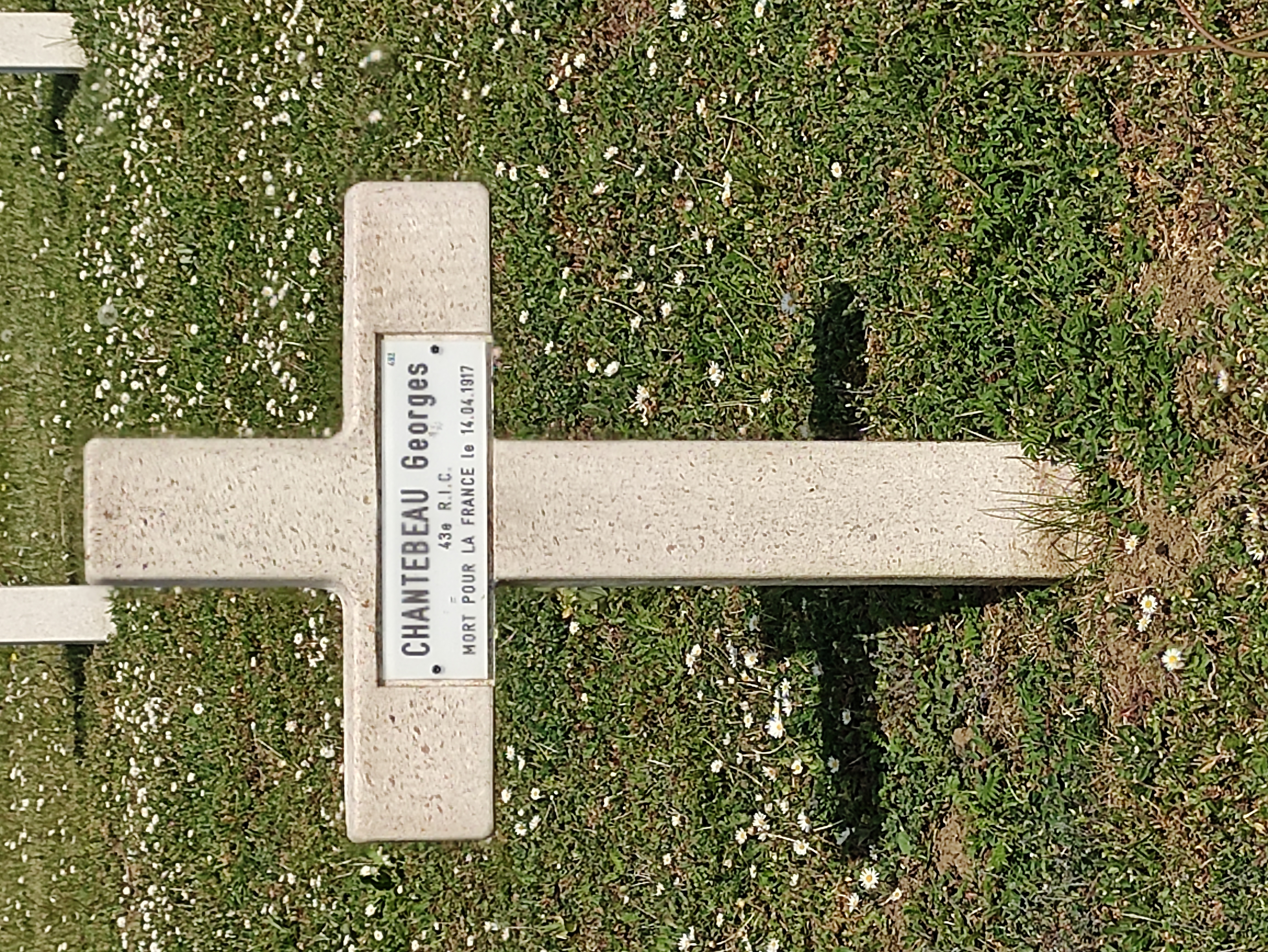 Sépulture CHANTEBEAU Georges