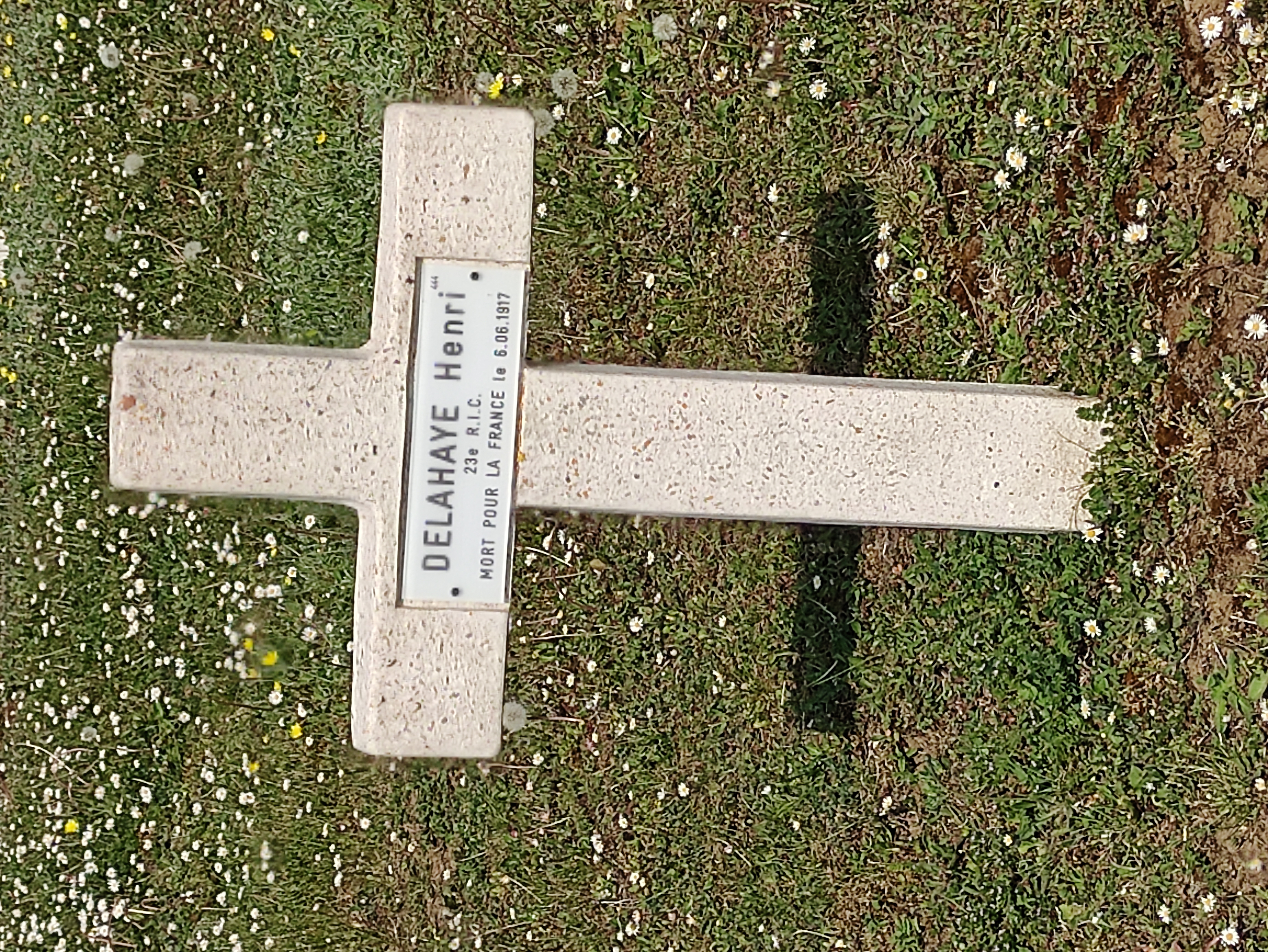 Sépulture DELAHAYE Henri