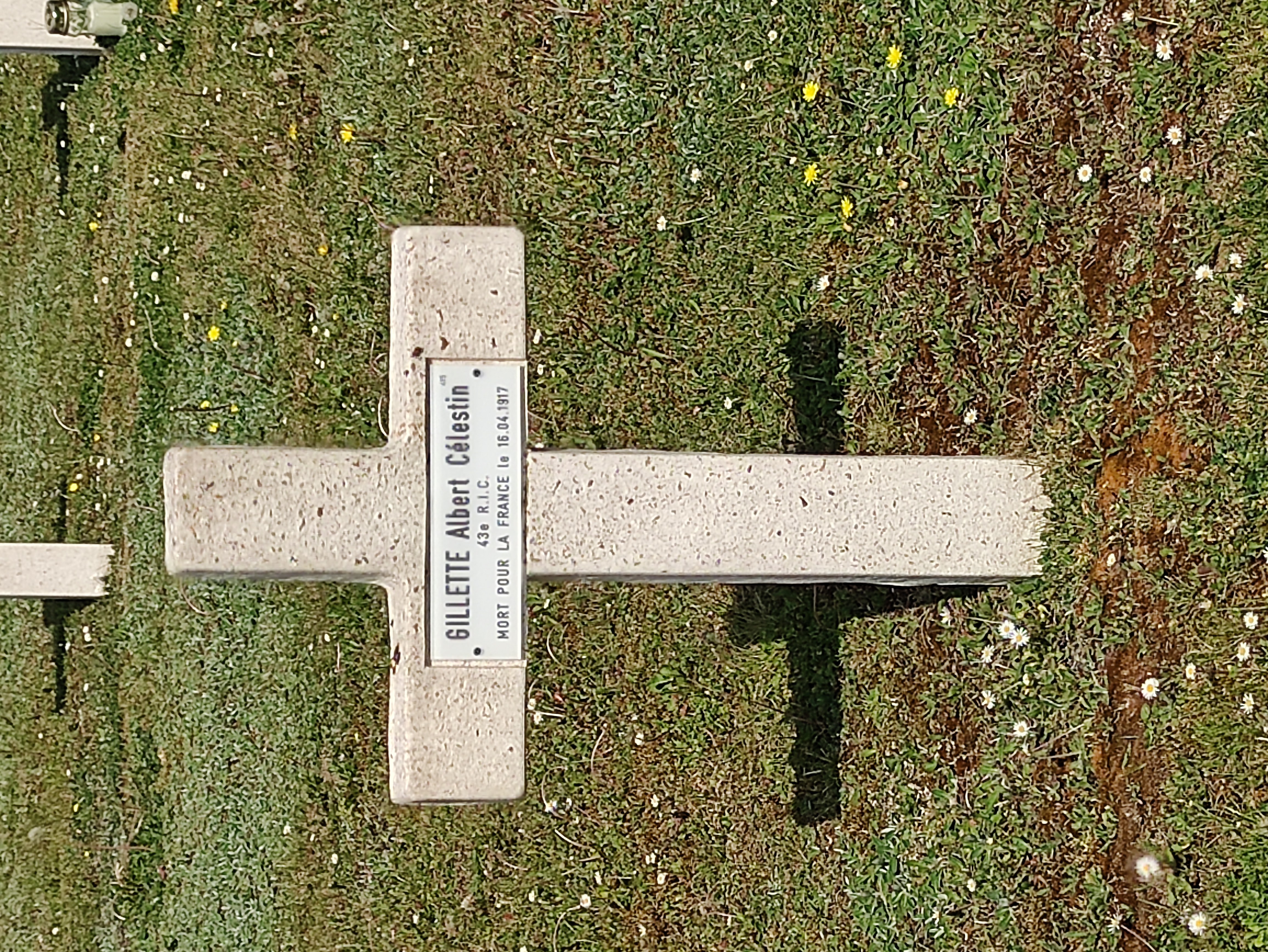 Sépulture GILLETTE Albert Célestin