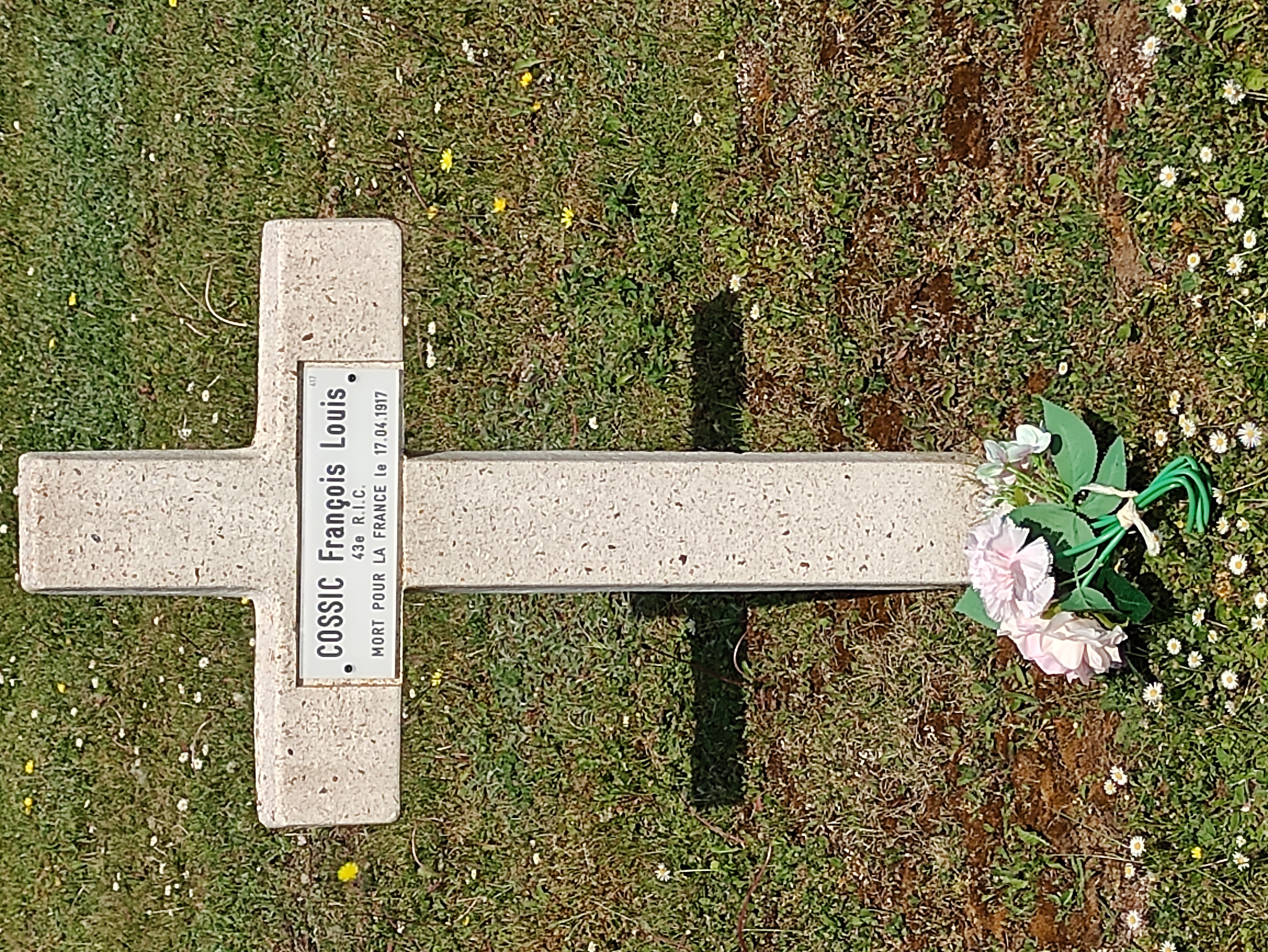 Sépulture COSSIC François Louis