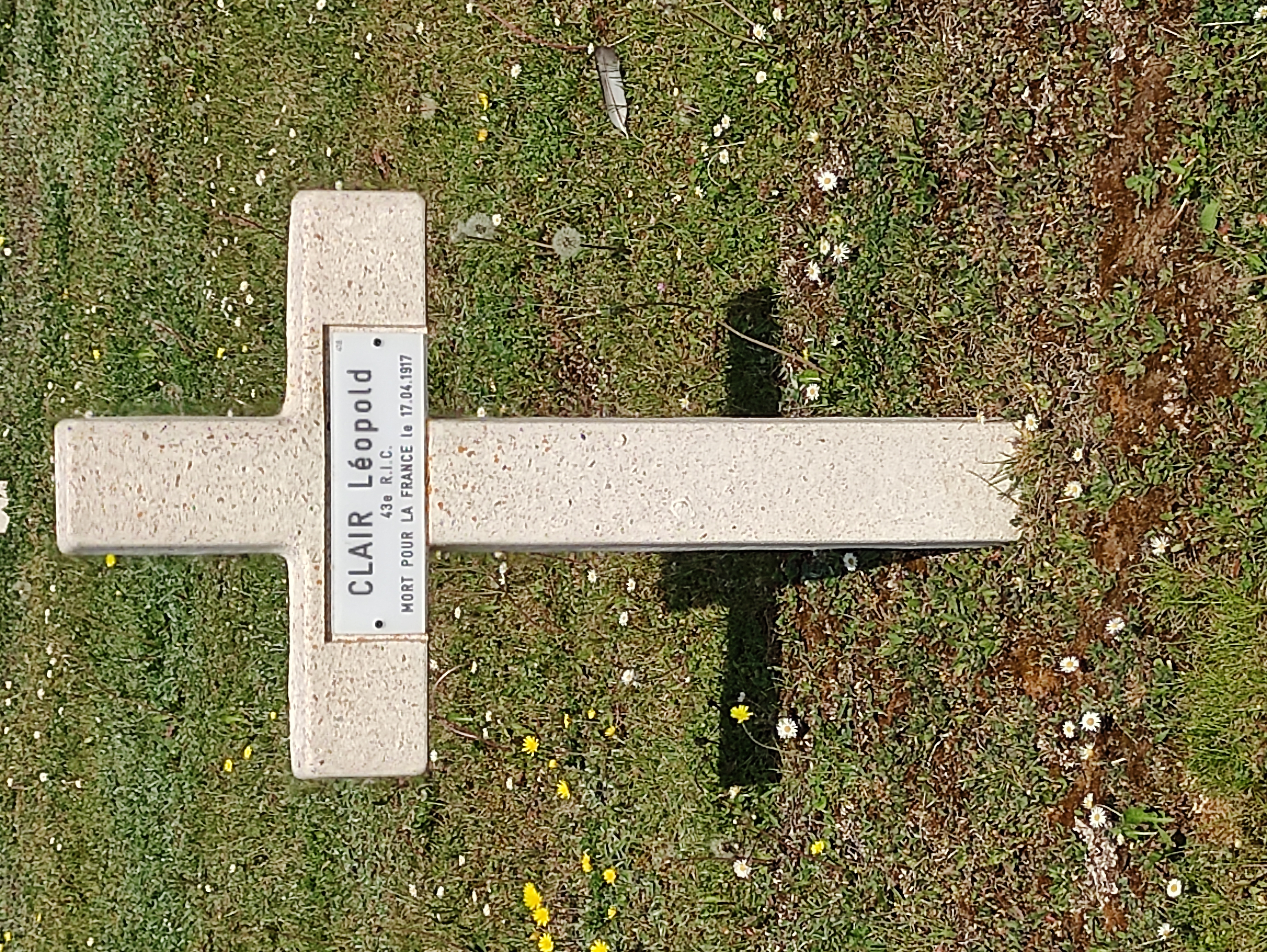 Sépulture CLAIR Léopold