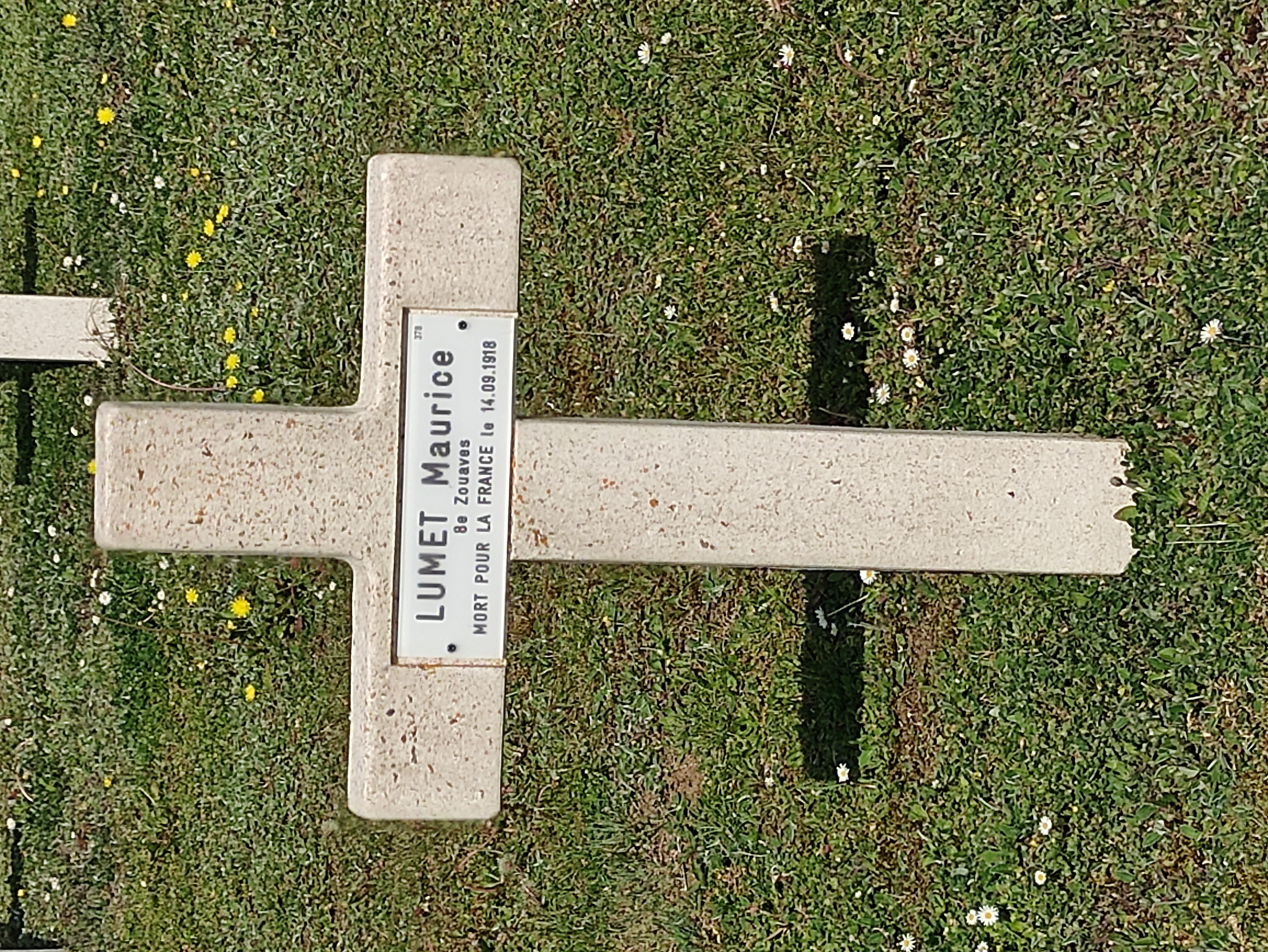 Sépulture LUMET Maurice