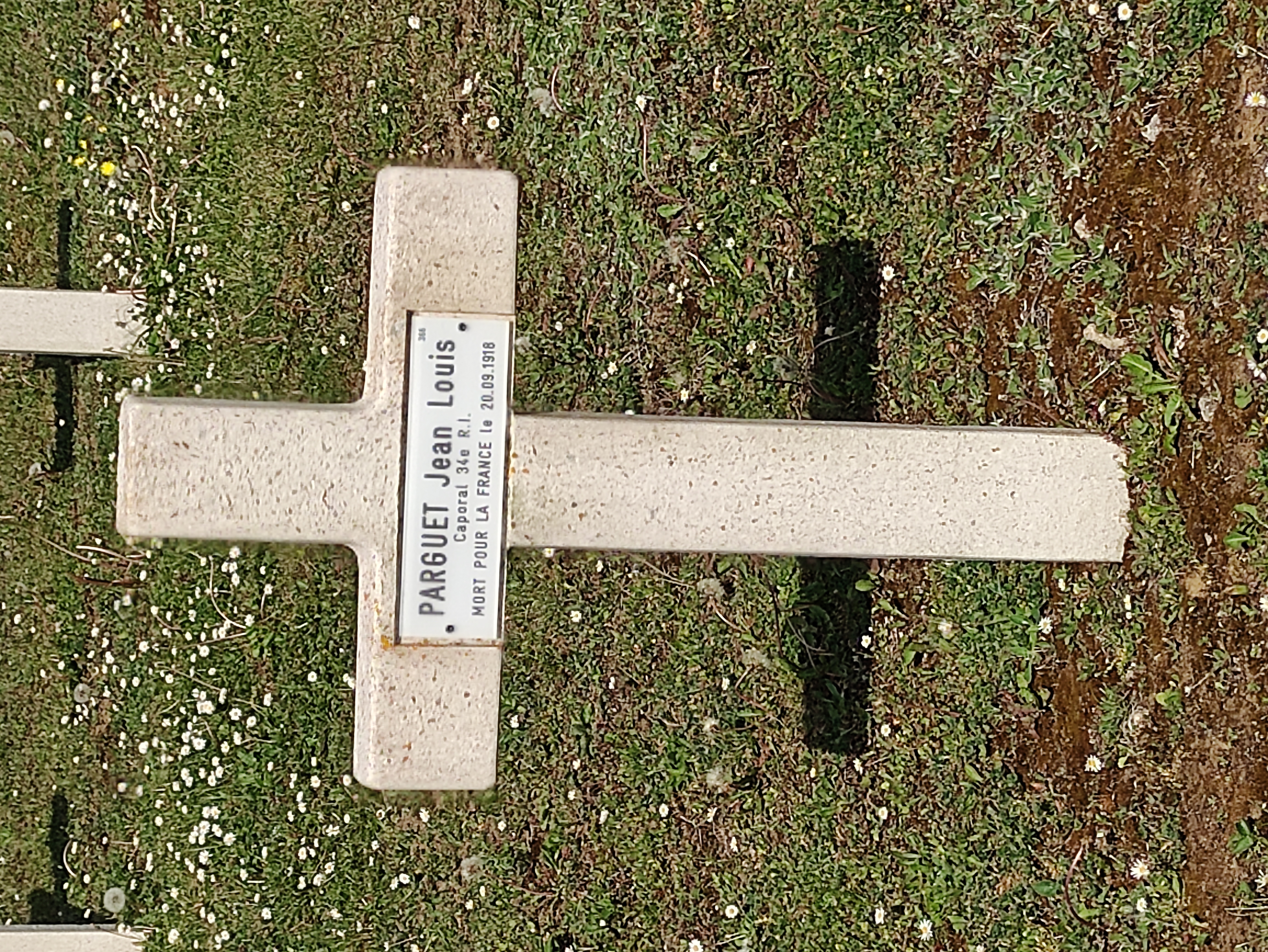 Sépulture PARGUET  Jean Louis Amédée