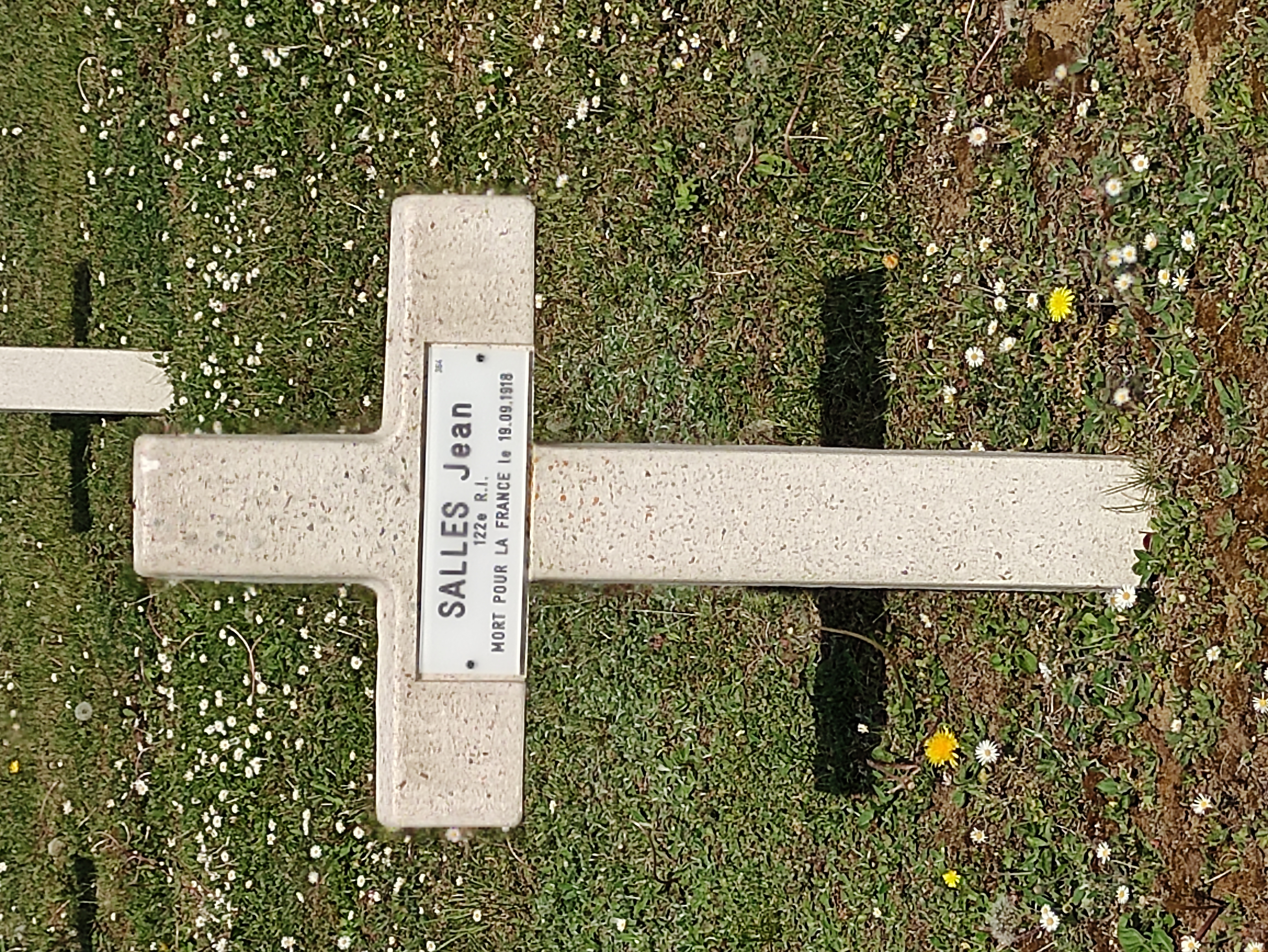 Sépulture SALLES Jean