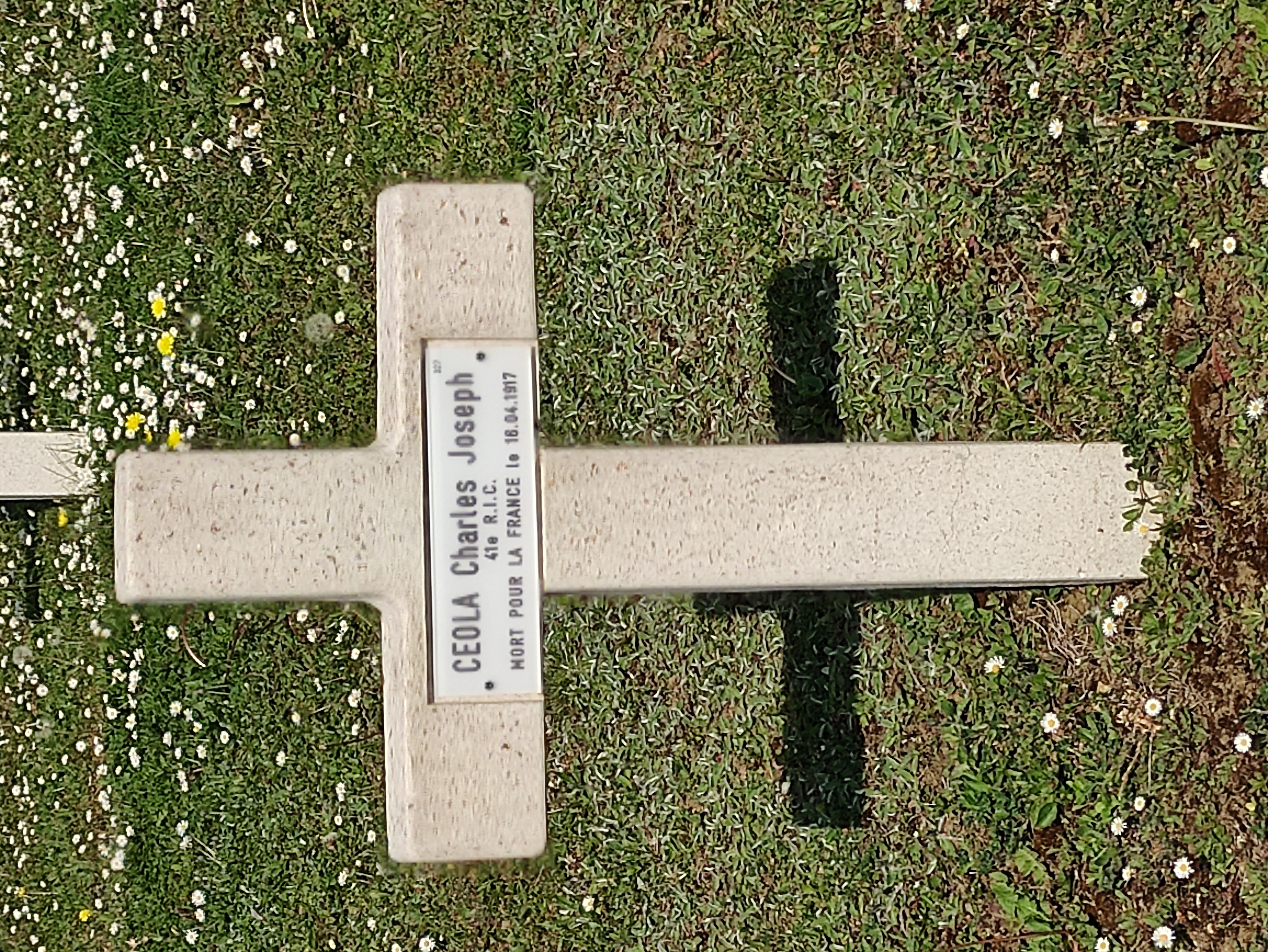 Sépulture CEOLA Charles Joseph