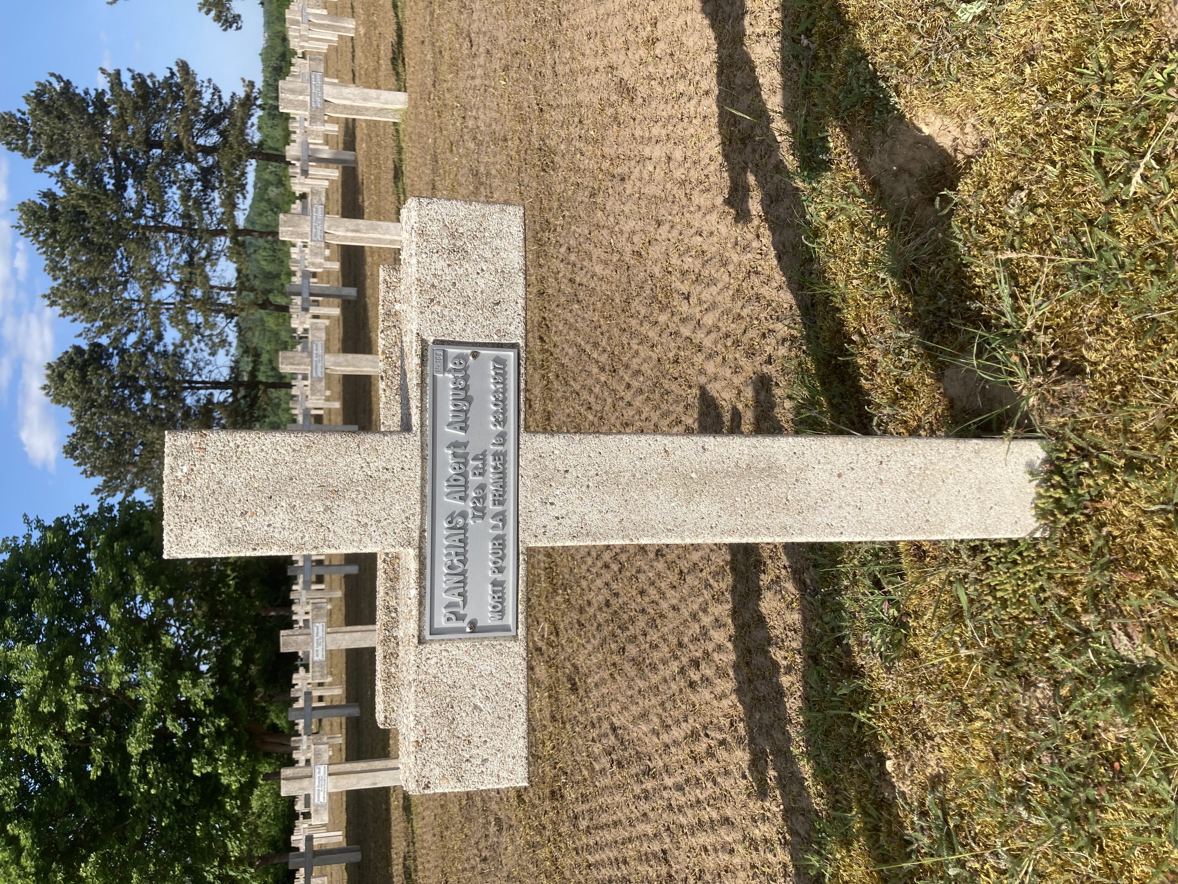 Tombe PLANCHAIS Albert Auguste