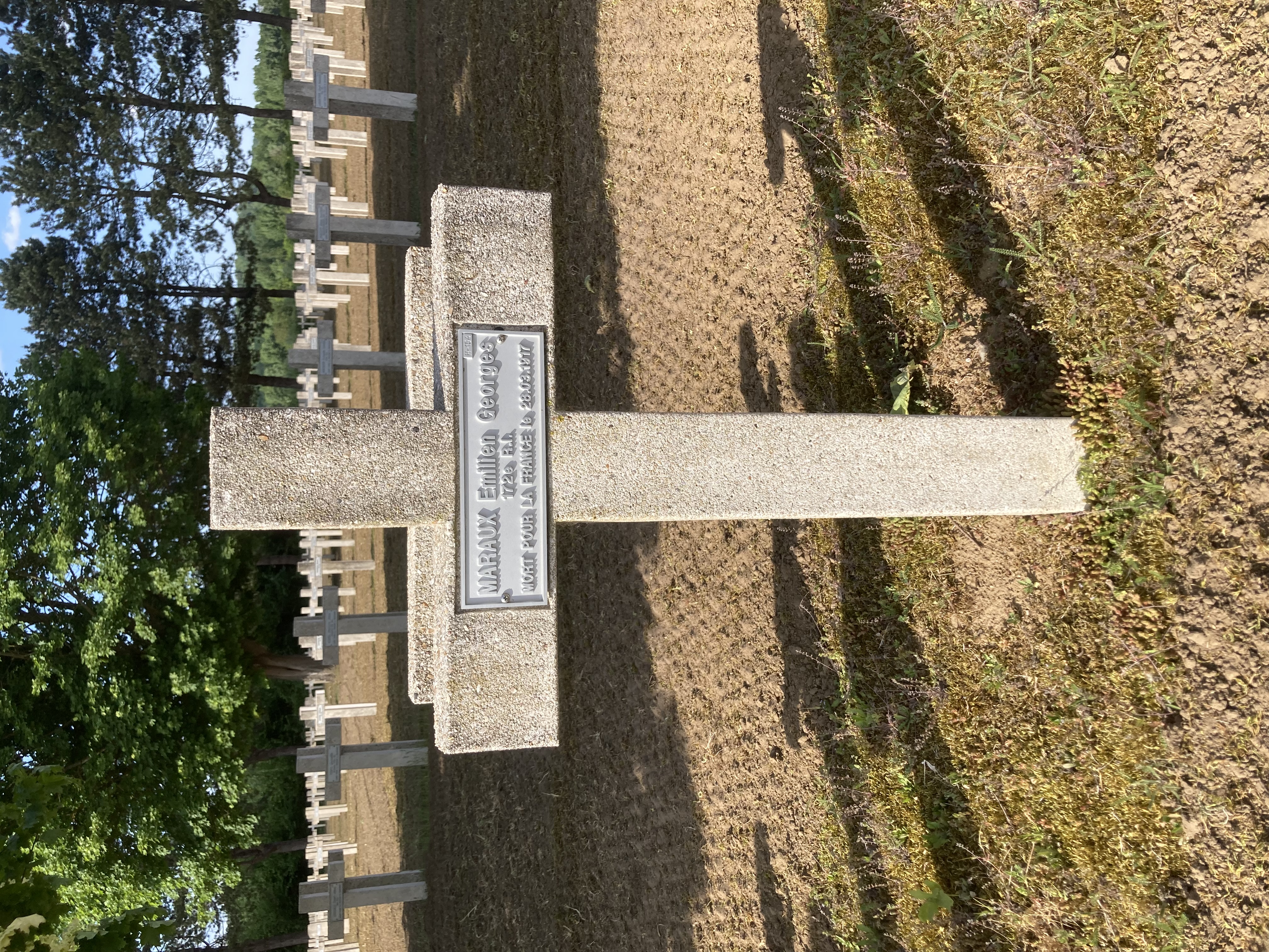 Tombe MARAUX Emilien Georges Constant