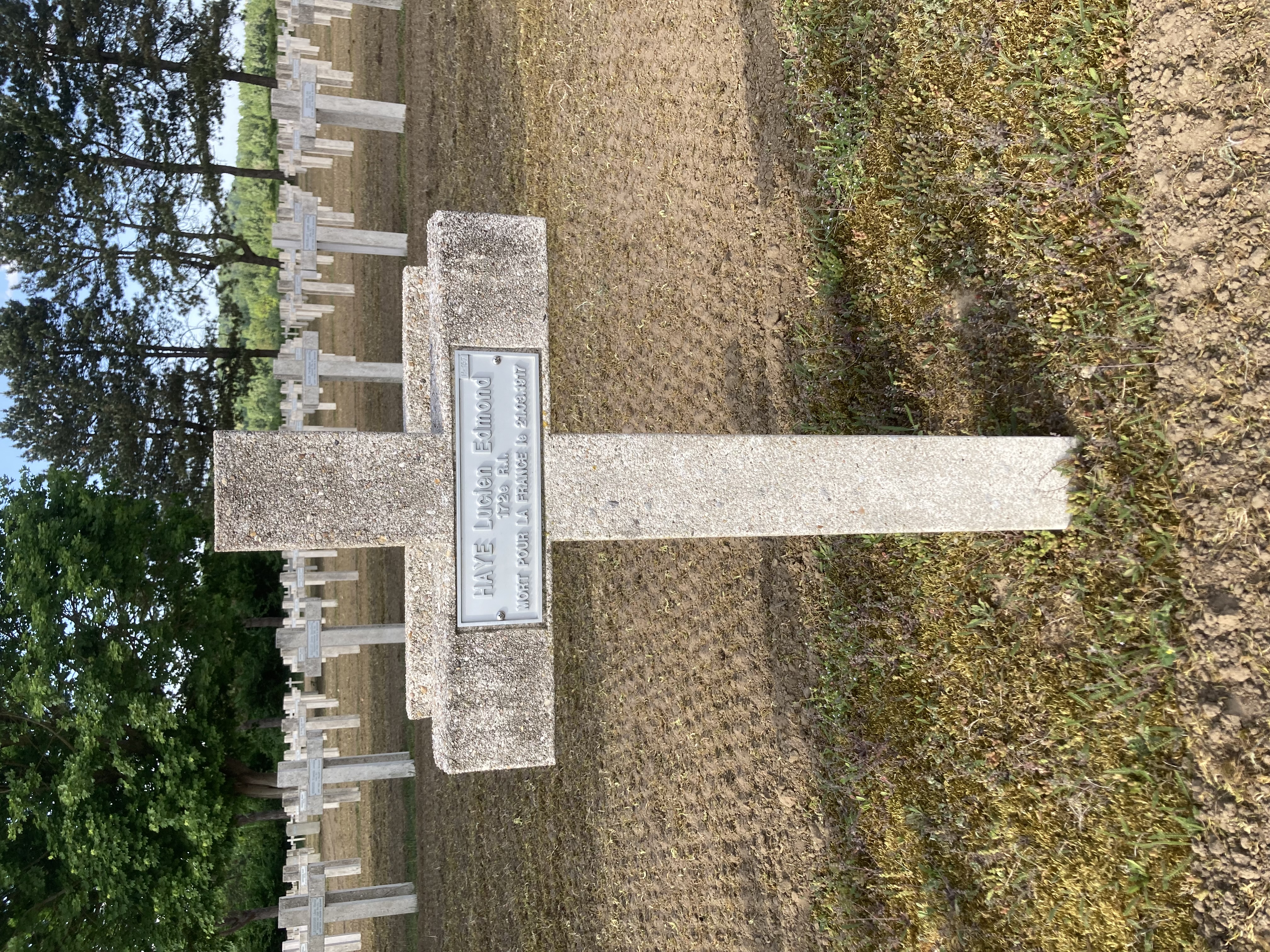 Tombe HAYE Lucien Edmond Eugène