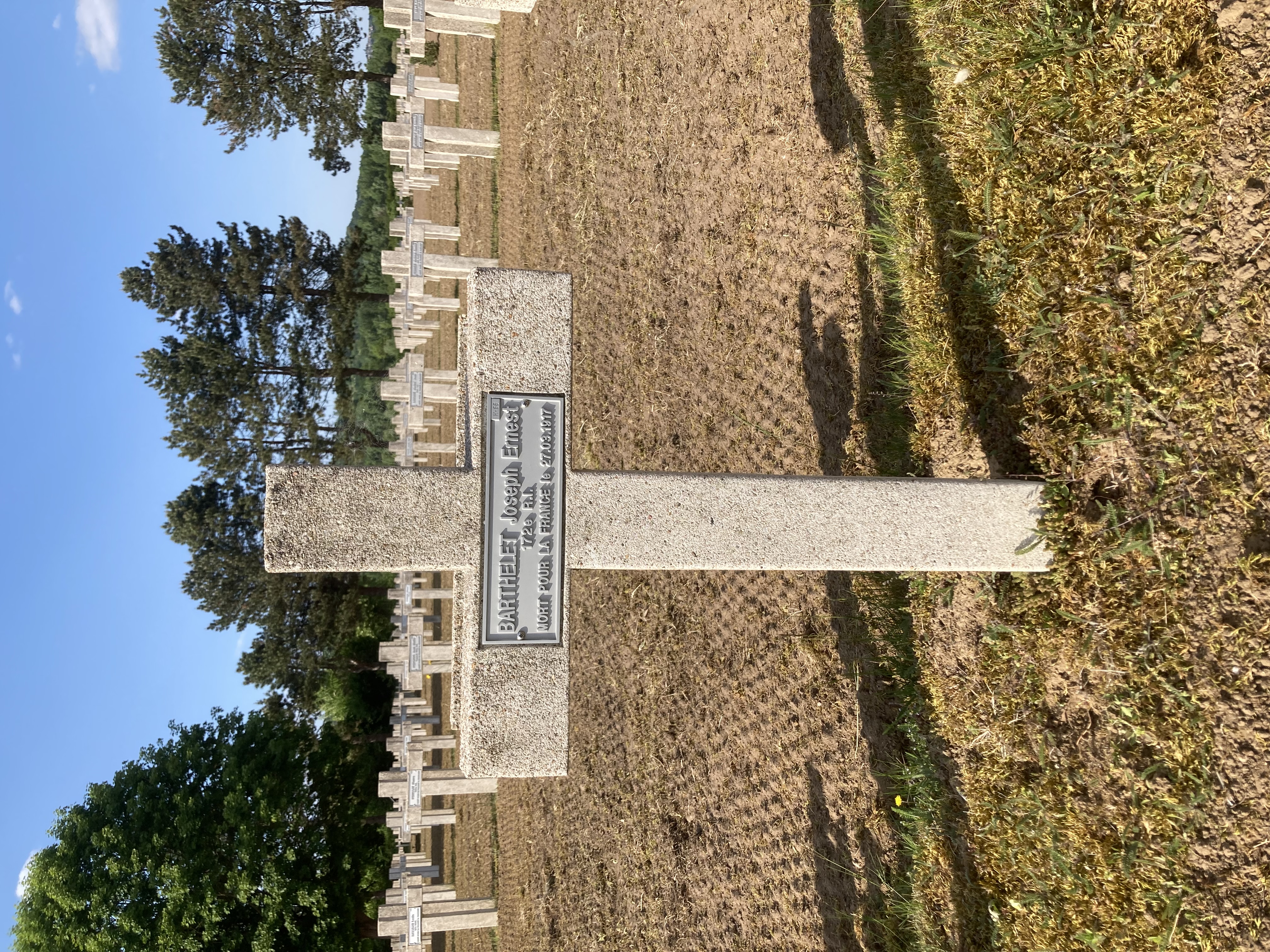 Tombe BARTHELET Joseph Ernest