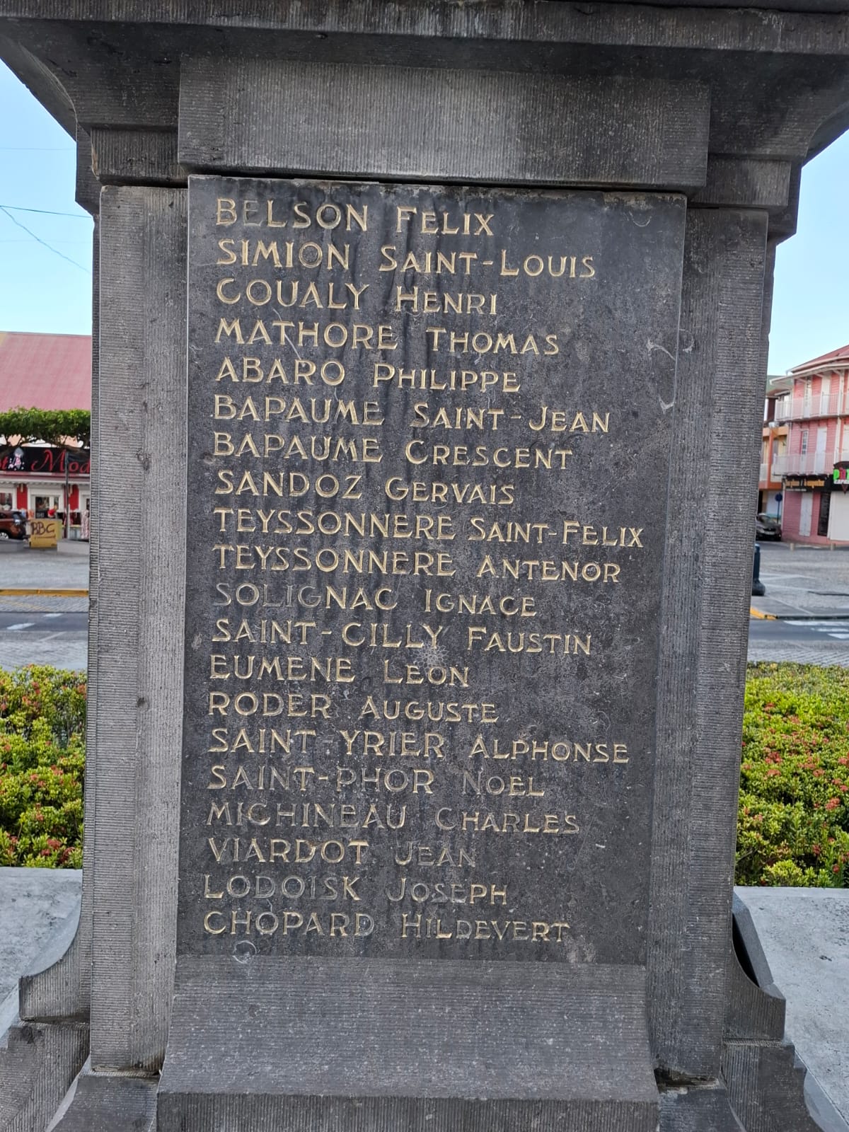 Monument aux Morts Le Moule (Guadeloupe)