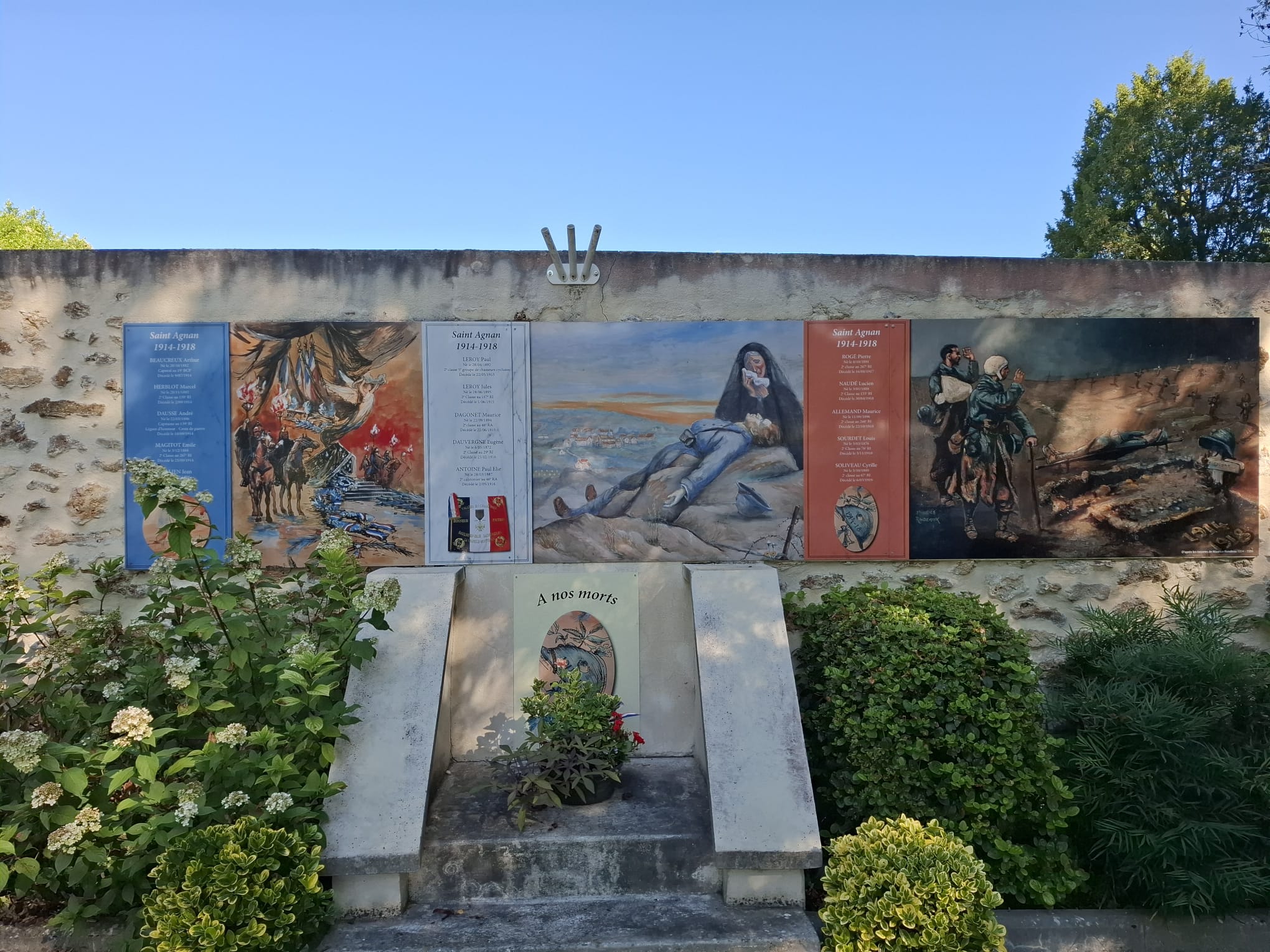 Monument aux Morts Saint Agnan (Aisne)