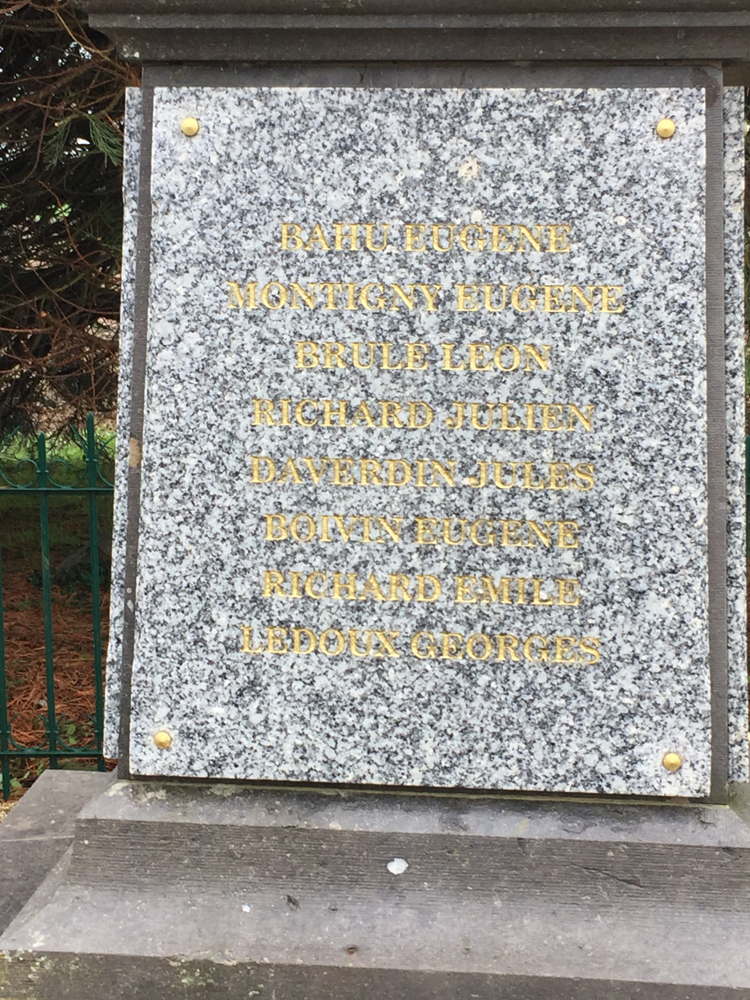 Monument aux Morts de Boissy Fresnoy (Oise)