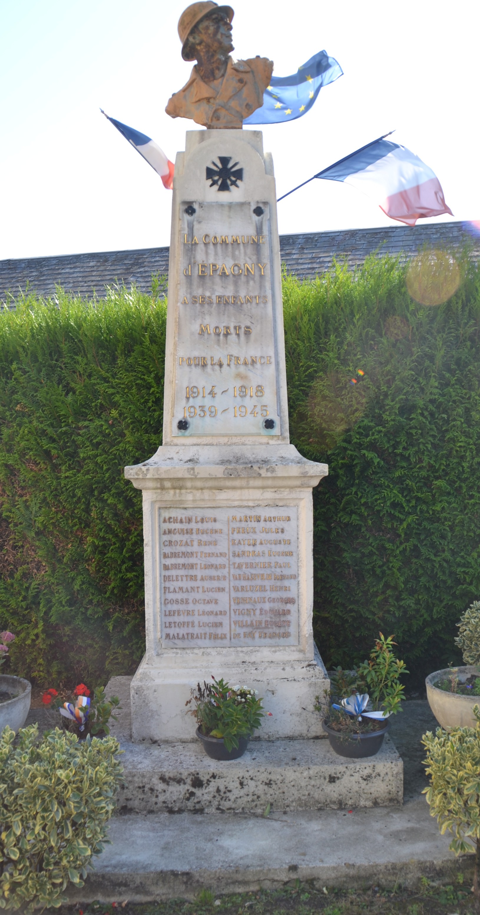 Monument aux Morts Epagny (Aisne)