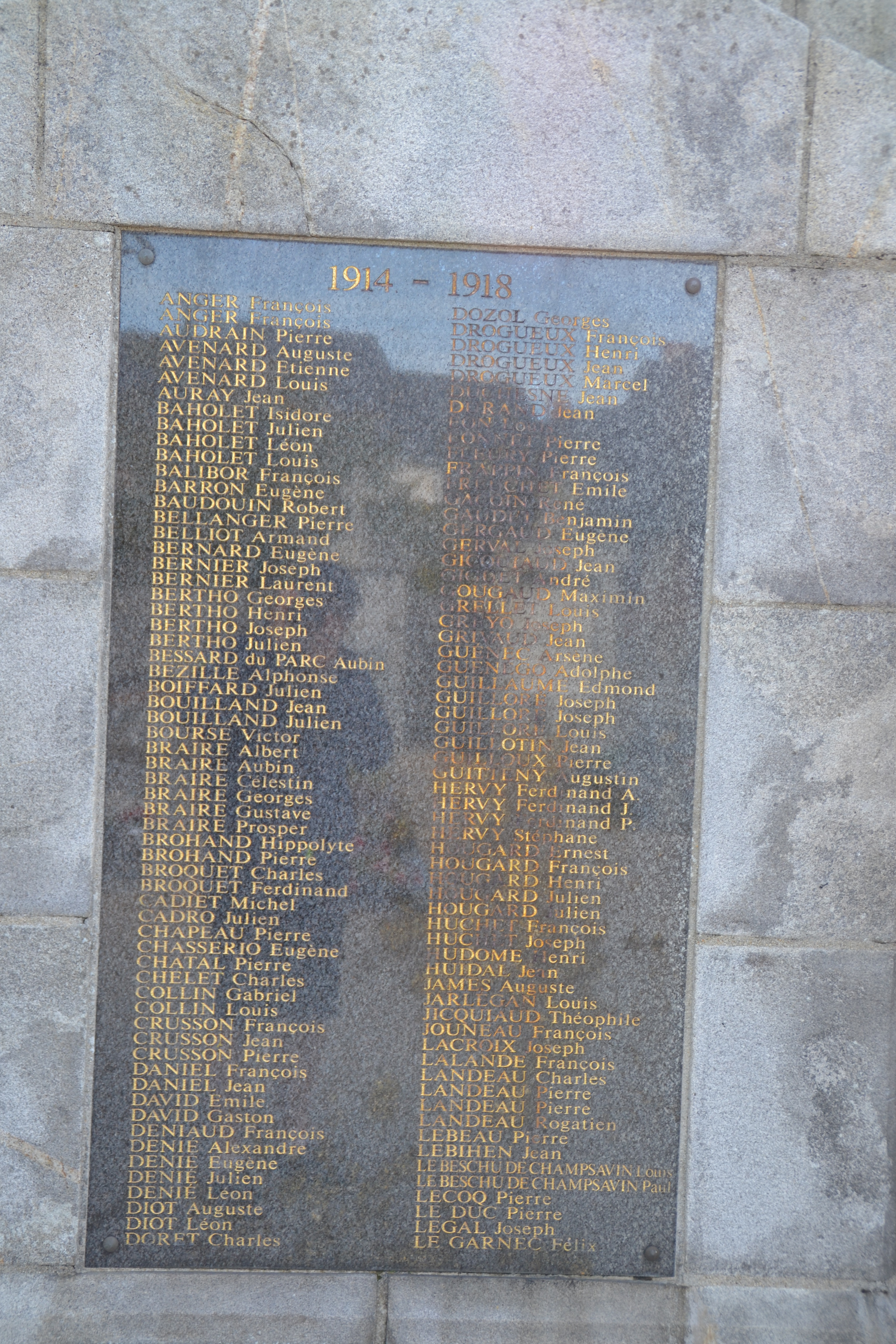 Bouilland Jean Baptiste monument aux morts de Guérande