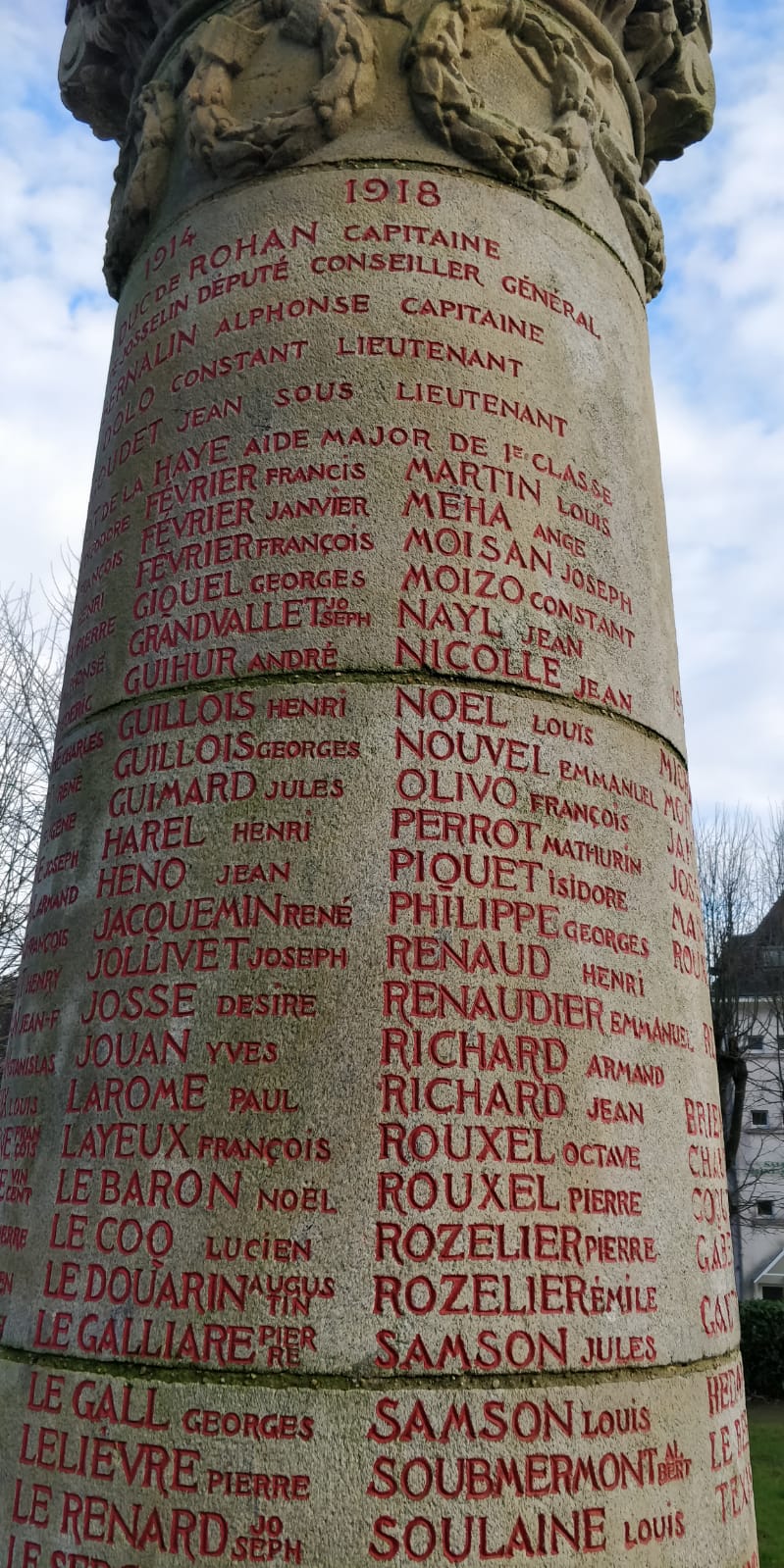 Monument aux Morts Josselin (Morbihan) Monument aux Morts Josselin (Morbihan)