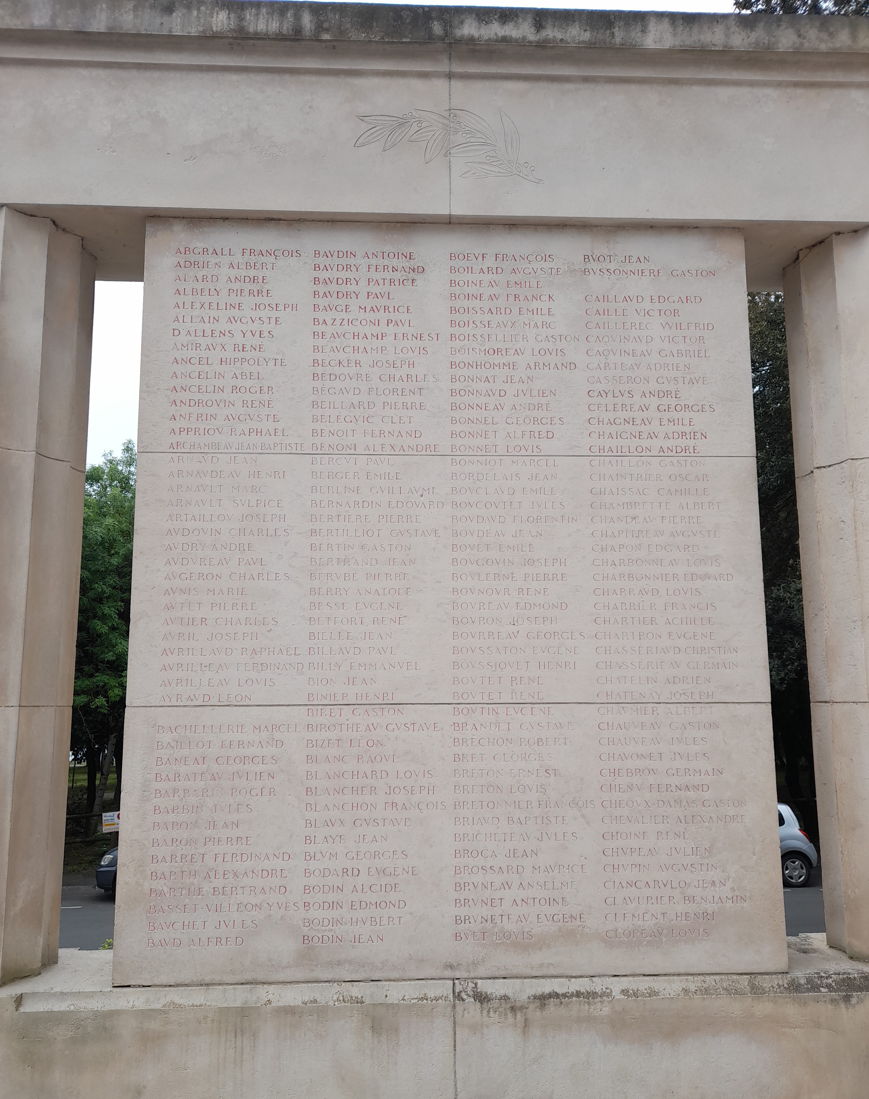 Monument aux morts La Rochelle (Charente-Maritime) 