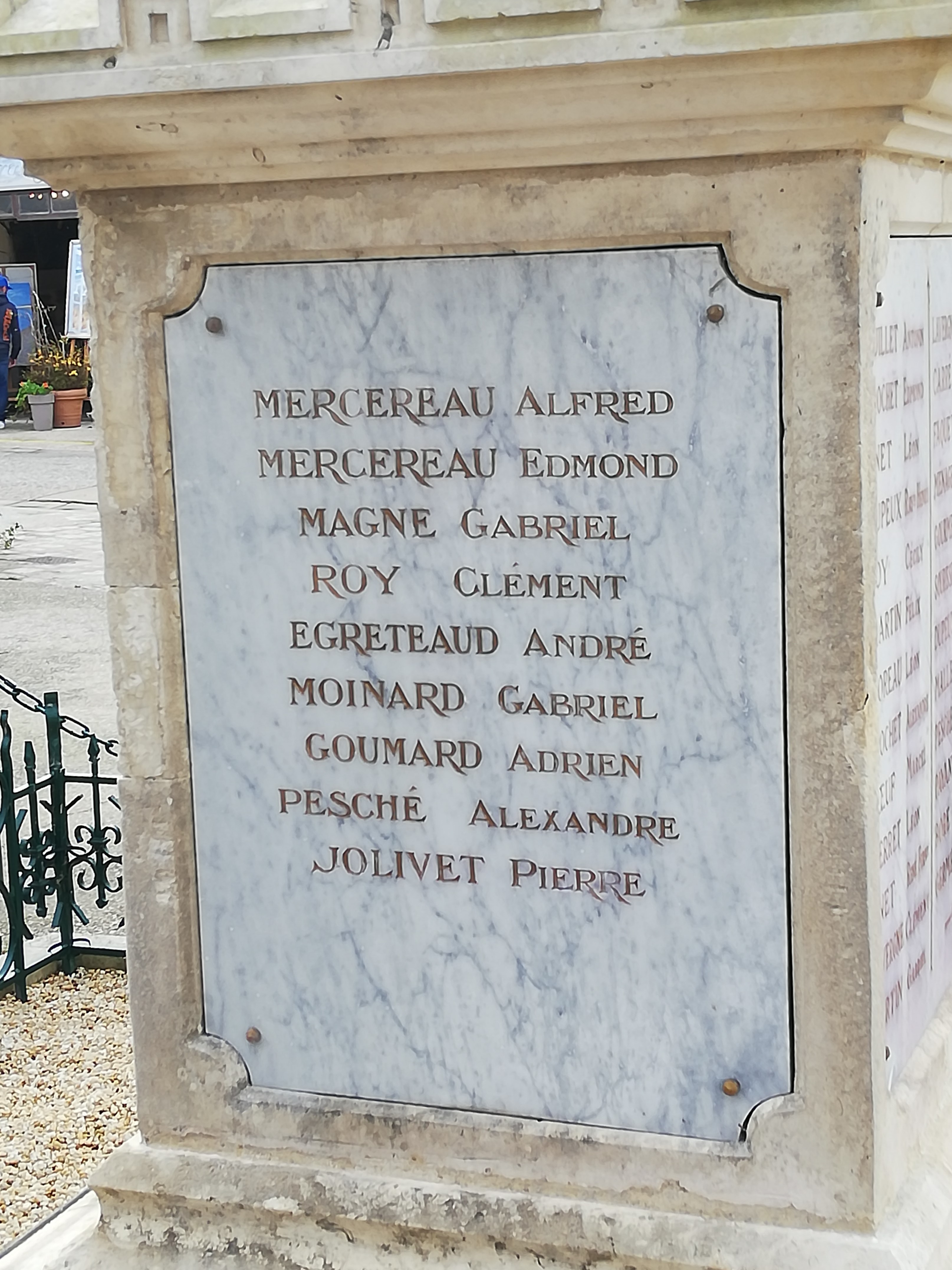 Monument aux morts Le Bois Plage en Ré (Charente Inférieure)
