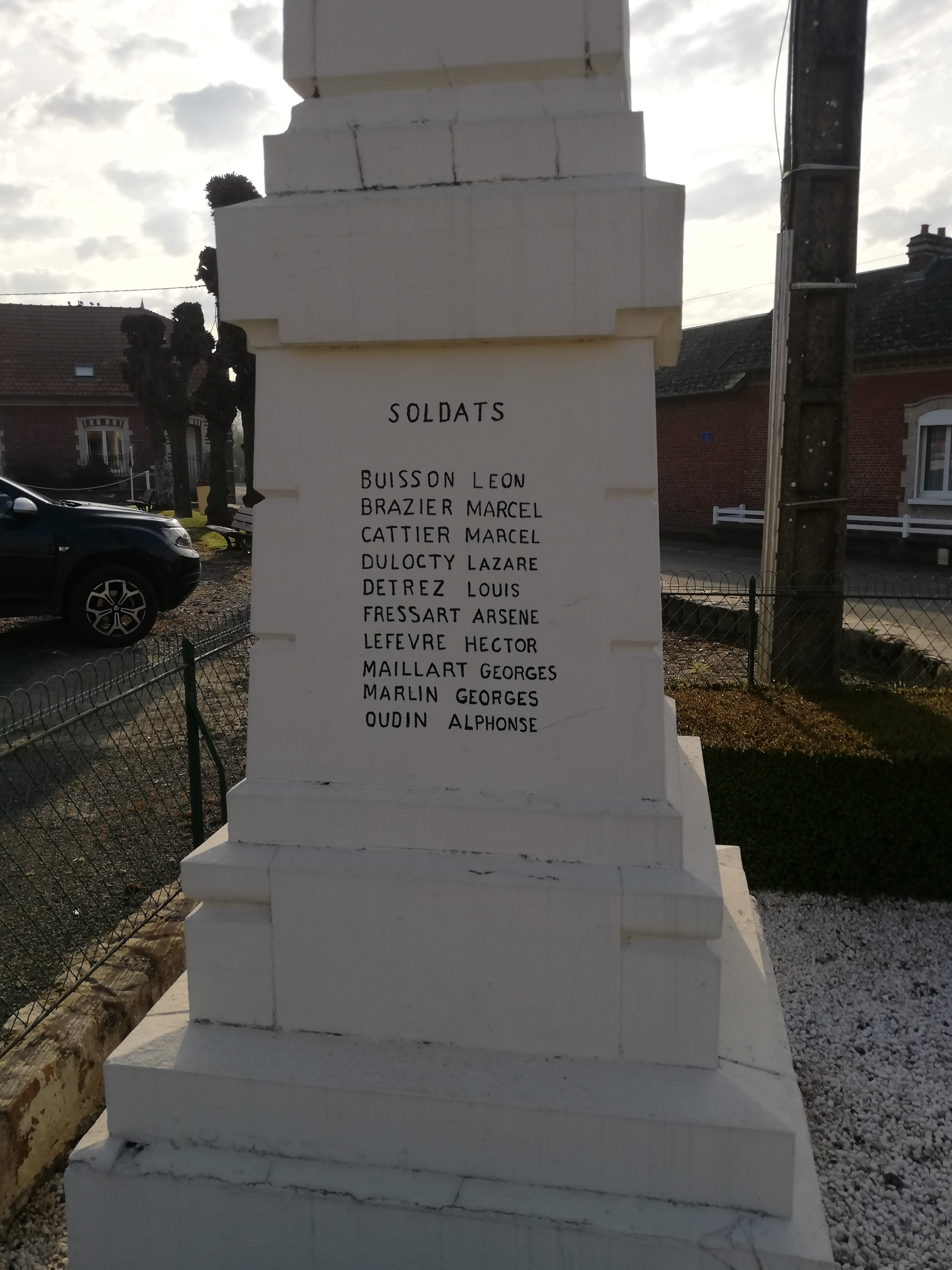 Monument aux Morts Pierremande (Aisne)