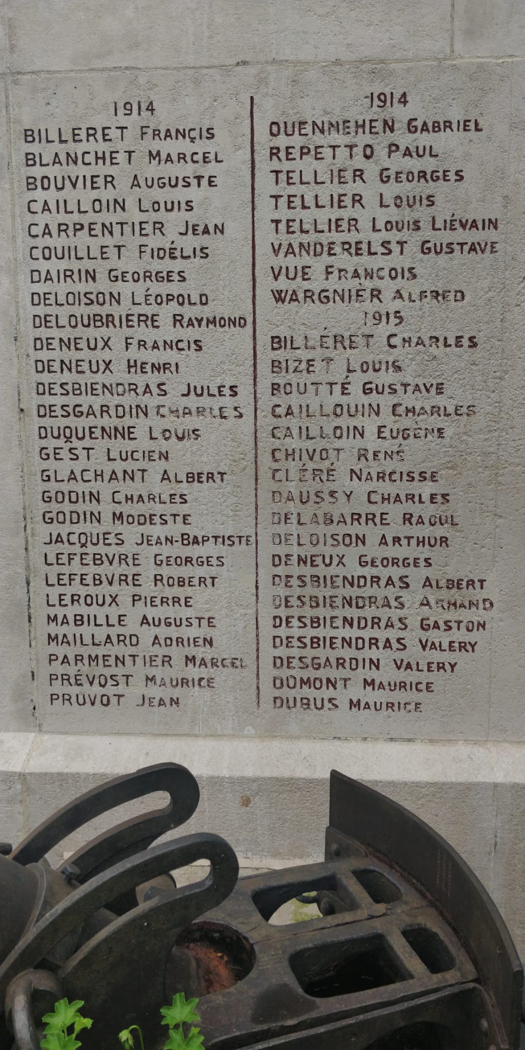 Monument aux Morts Saint Valéry sur Somme (80)
