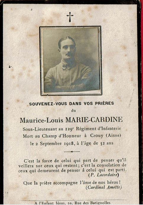 MARIE-CARDINE Maurice 