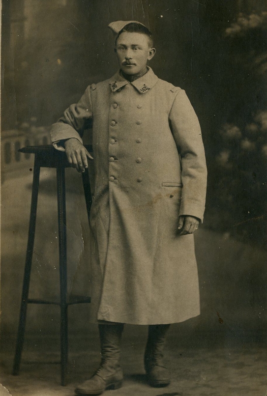 Carte photo du soldat POULIER Henri Antoine