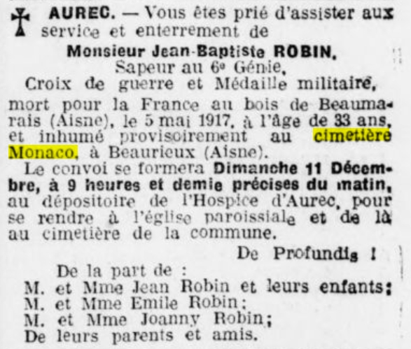 Sépulture 