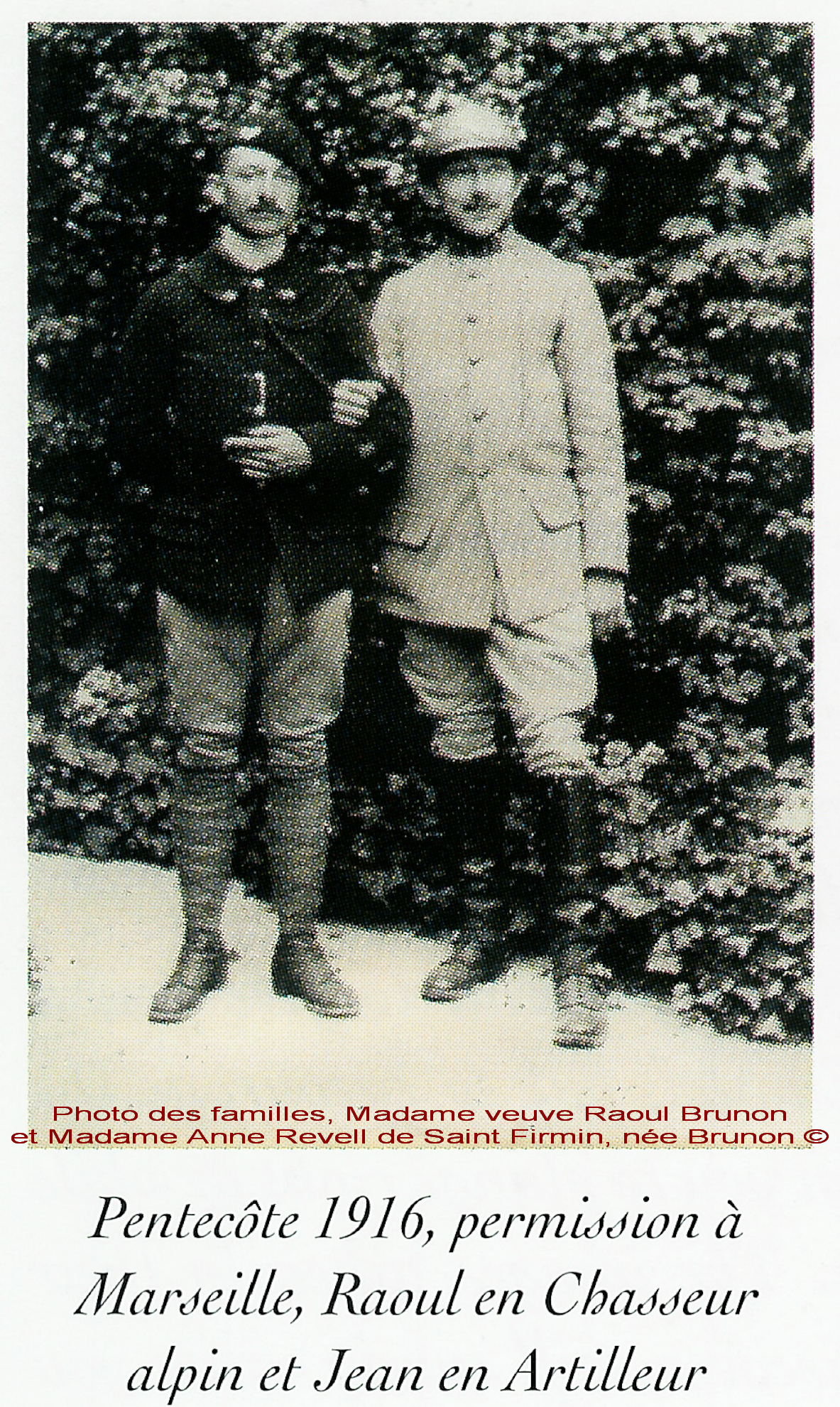 Raoul BRUNON et son frère
