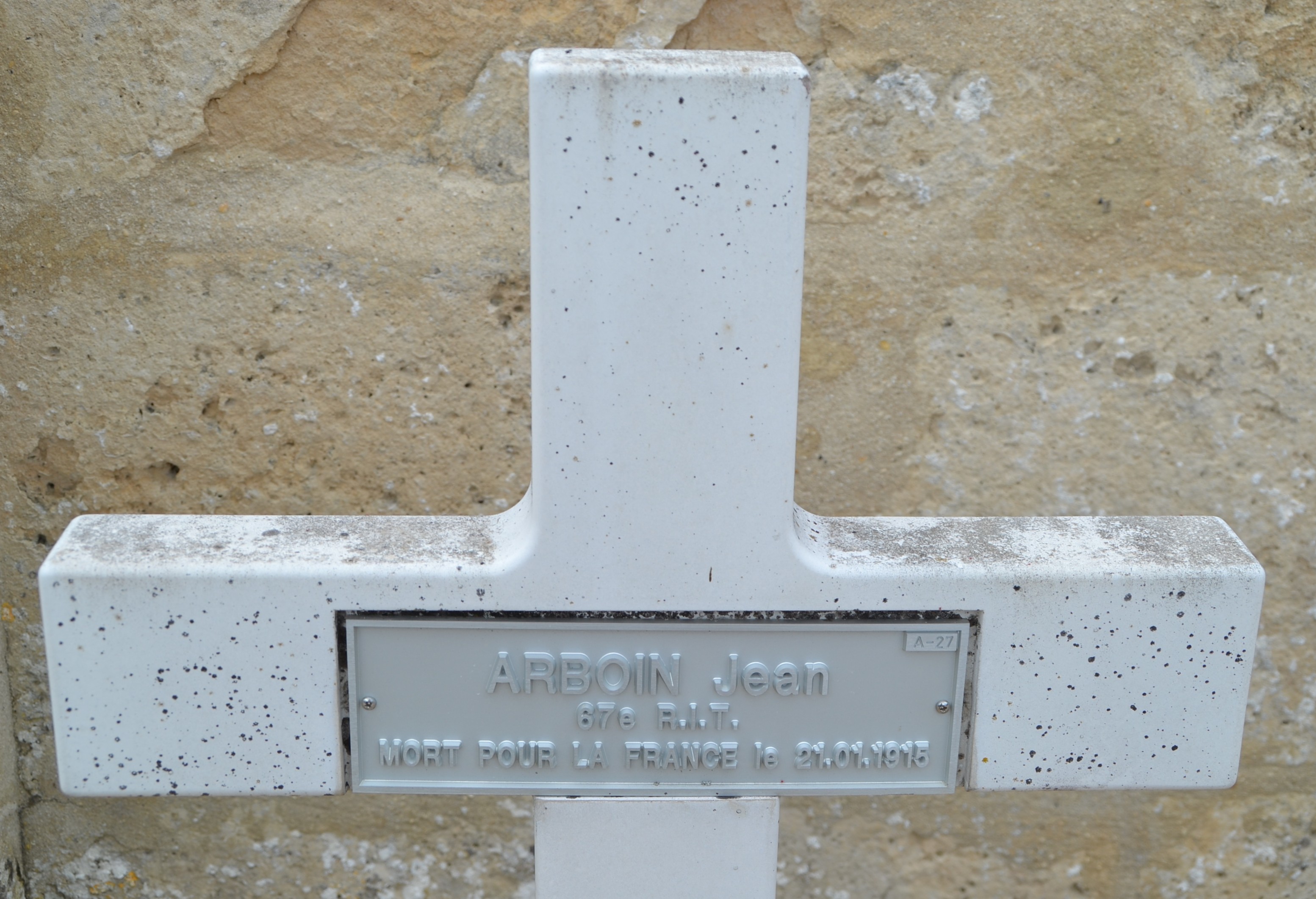 Arboin Jean sépulture à Serches (Aisne)