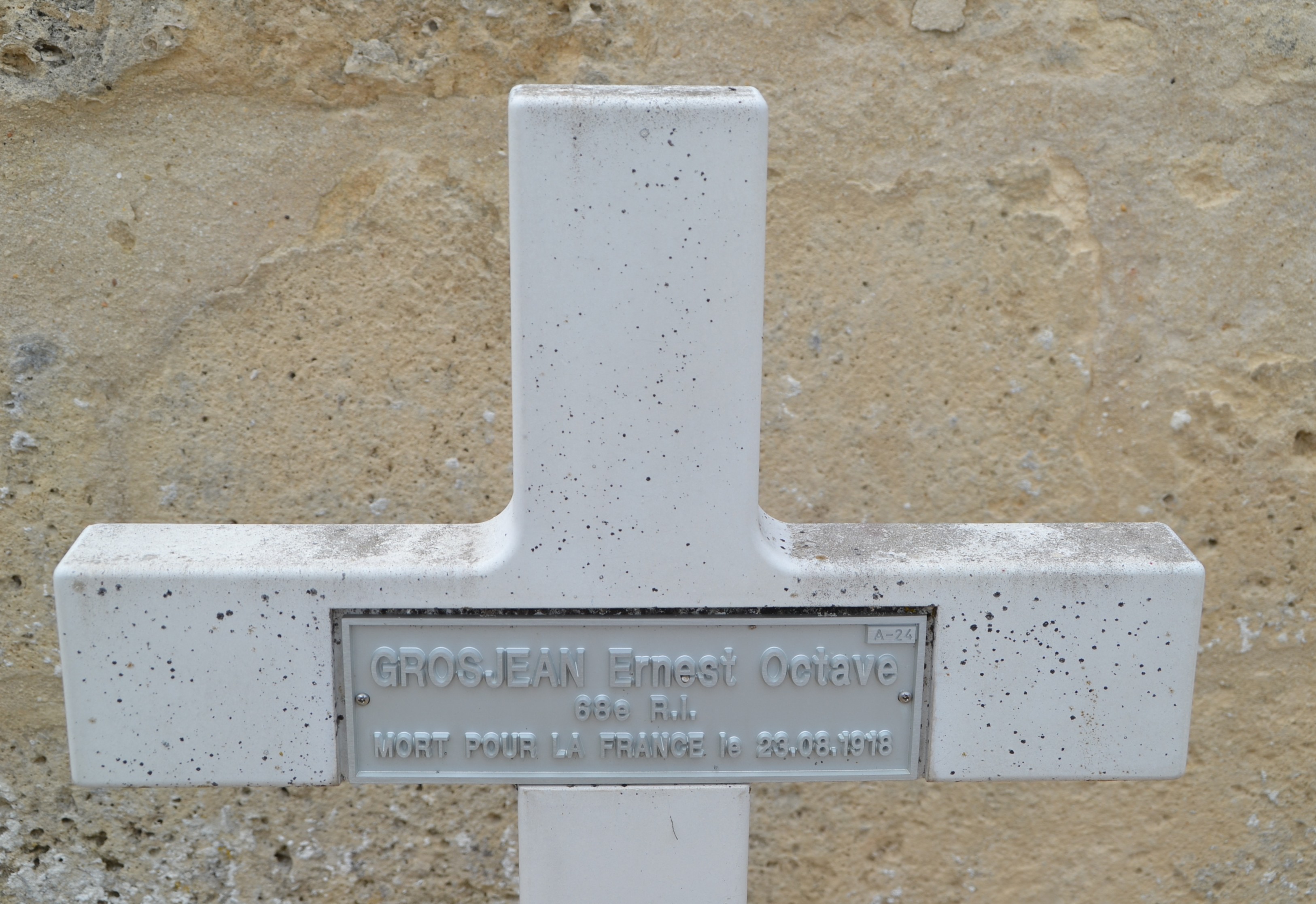 Grosjean Ernest Octave sépulture à Serches (Aisne)