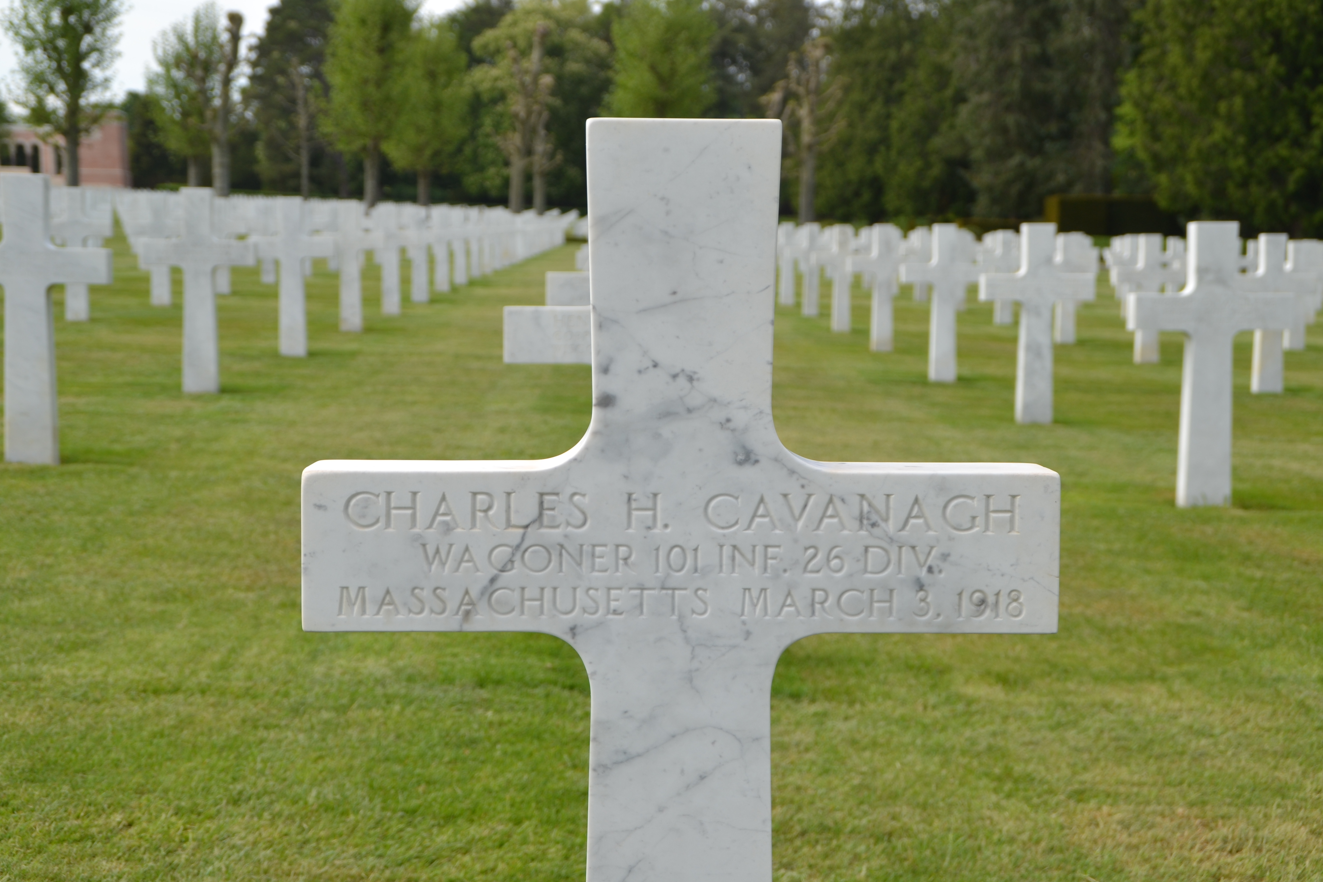 Cavanagh Charles H sépulture à Seringes-et-Nesles (Aisne)