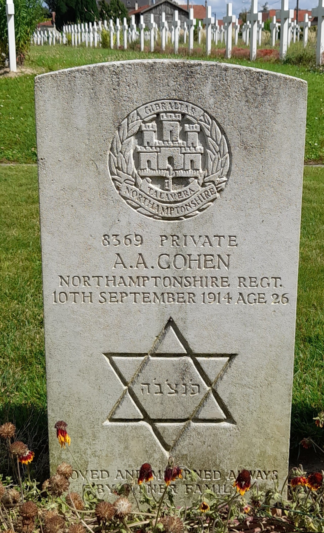 Cohen A.A. sépulture à Vailly