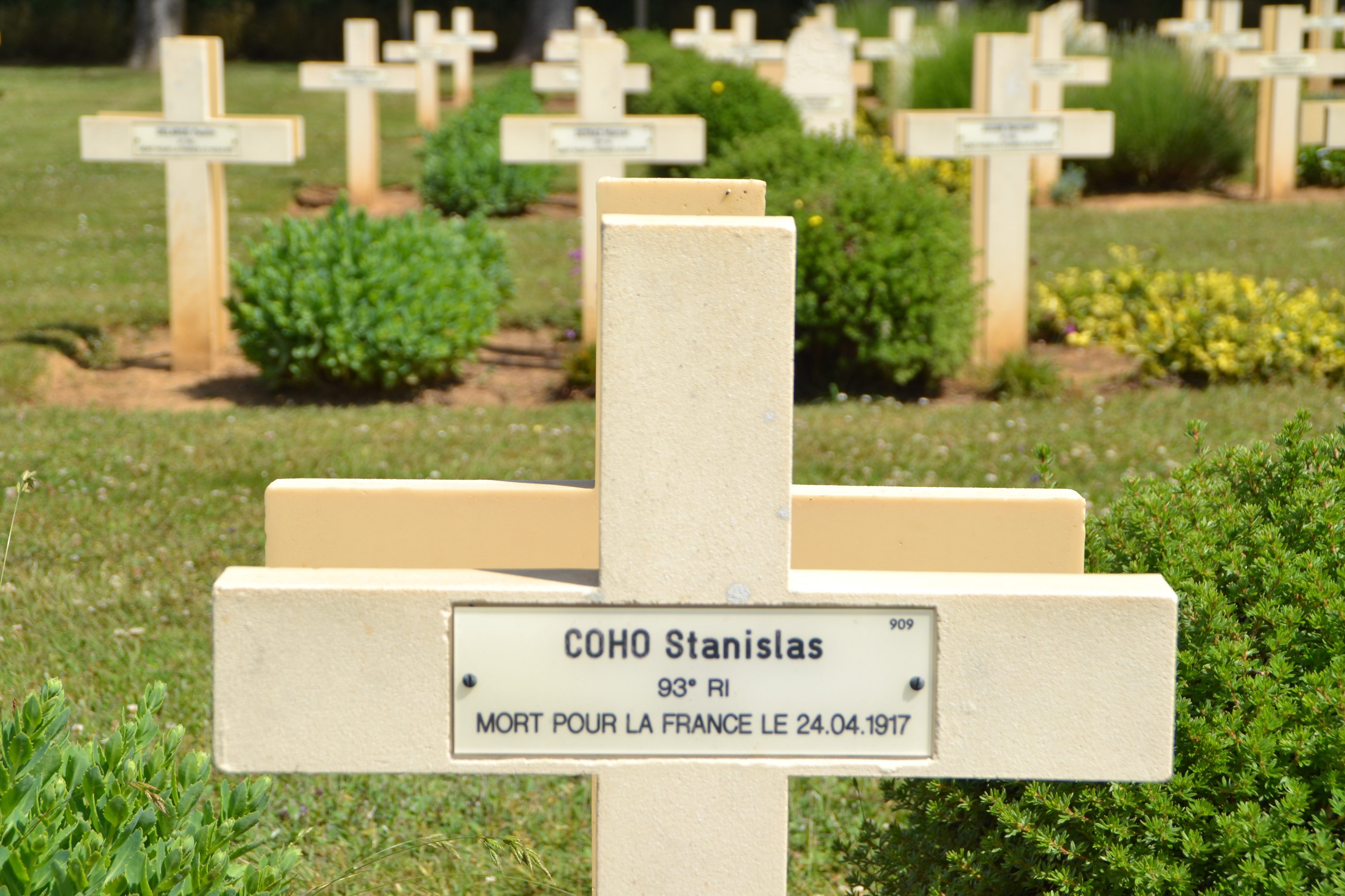Coho Stanislas sépulture à Cerny-en-Laonnois (Aisne) Coho Stanislas sépulture à Cerny-en-Laonnois (Aisne)