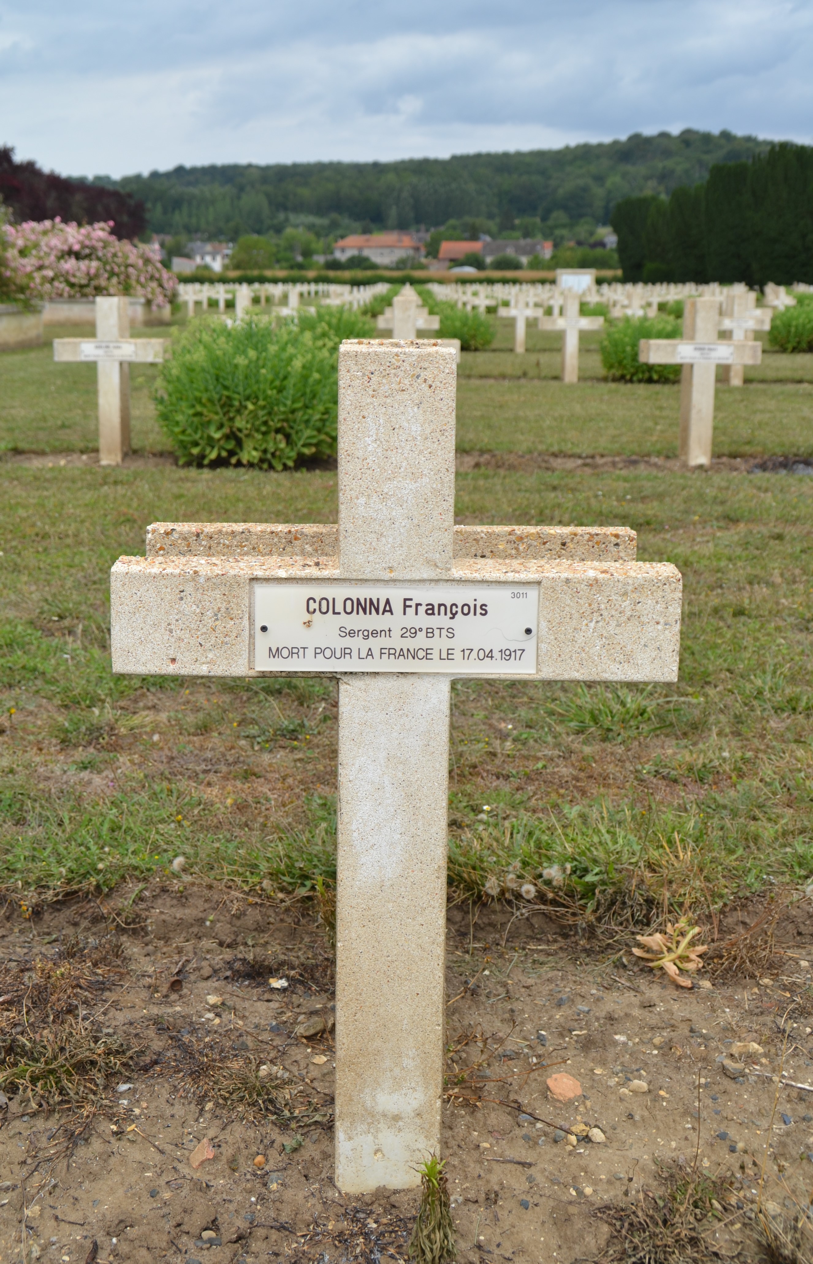 Colonna François sépulture à Soupir 1 (Aisne)