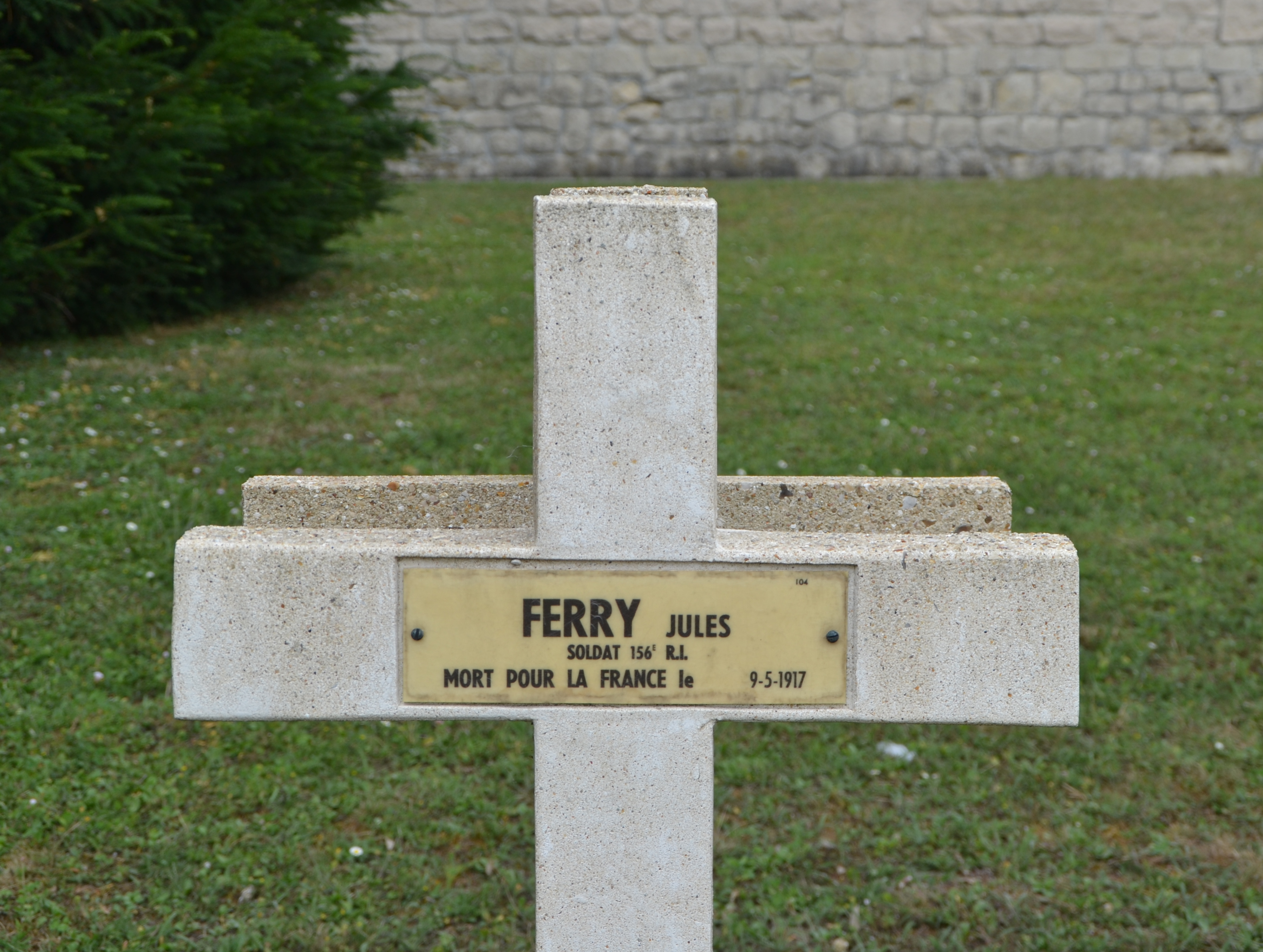 Ferry Jules sépulture à Soupir 2 (Aisne)