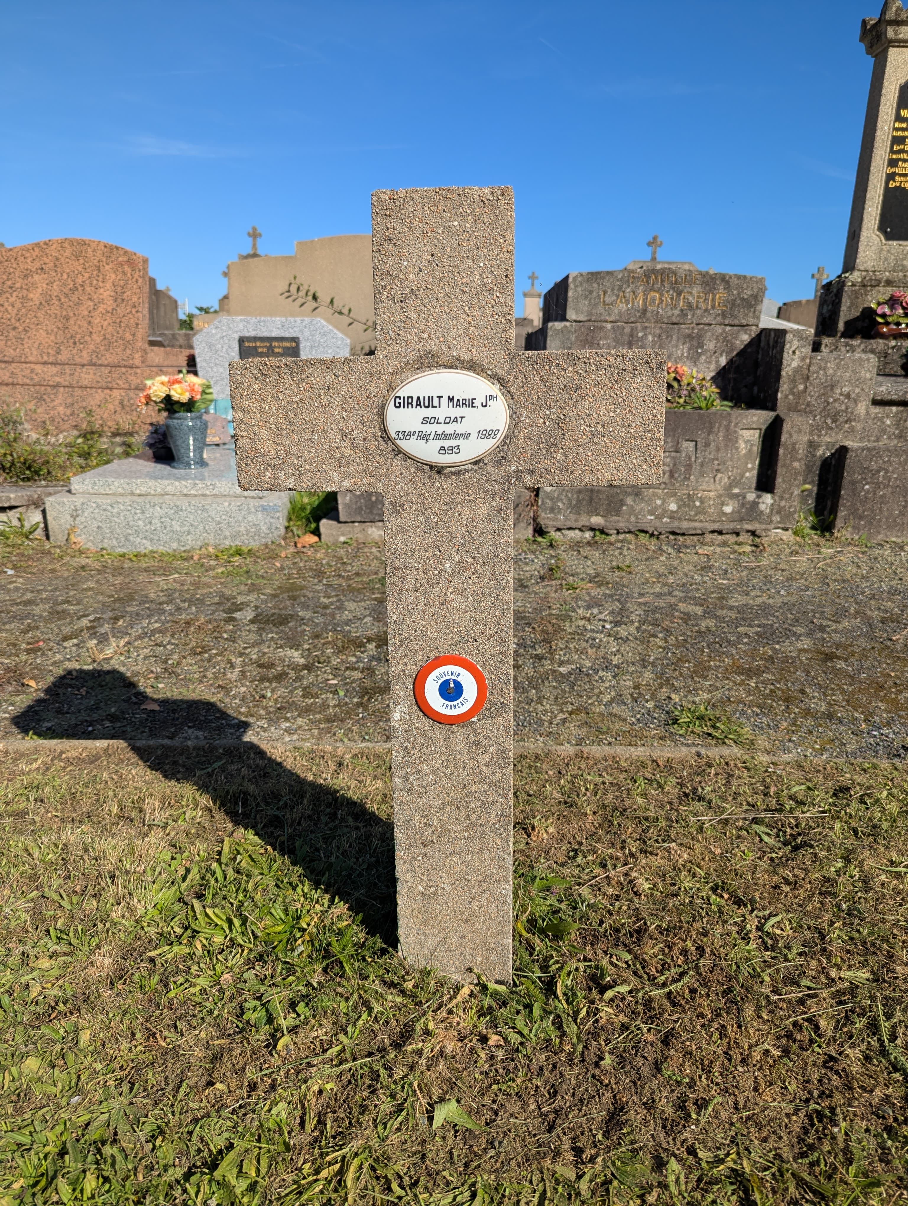 Girault Marie Joseph sépulture à Limoges (87)