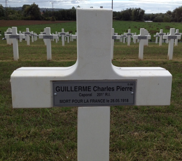 Guillerme Charles Pierre sépulture à Crouy (Aisne)