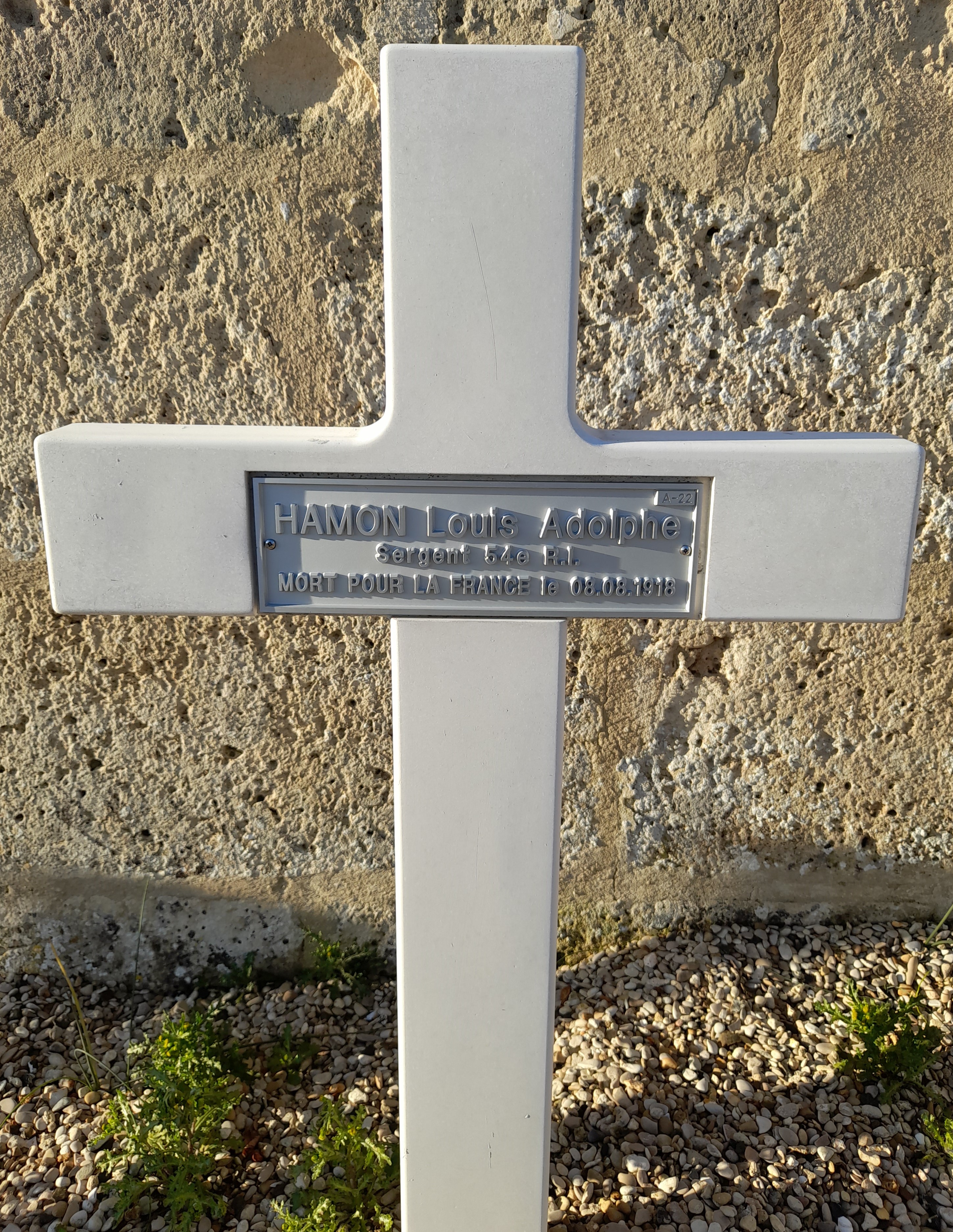 Hamon Louis Adolphe Eugène sépulture à Serches (Aisne)