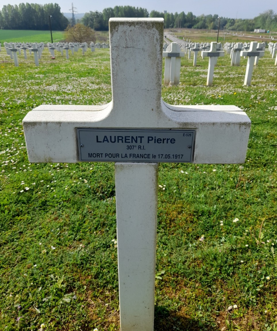 Laurent Pierre sépulture à Crouy (Aisne)