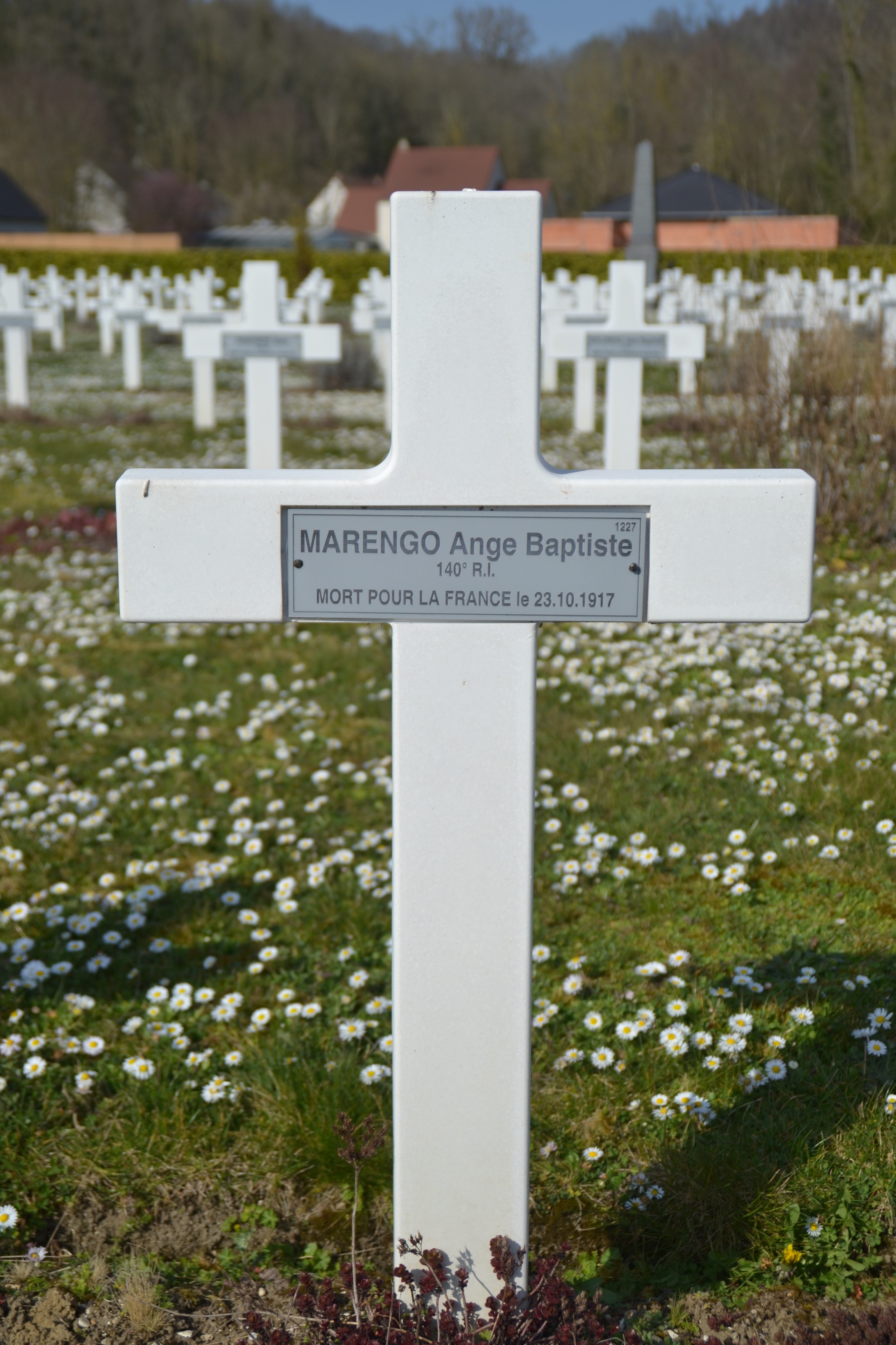 Marengo Ange Baptiste sépulture à Vailly sur Aisne (Aisne)