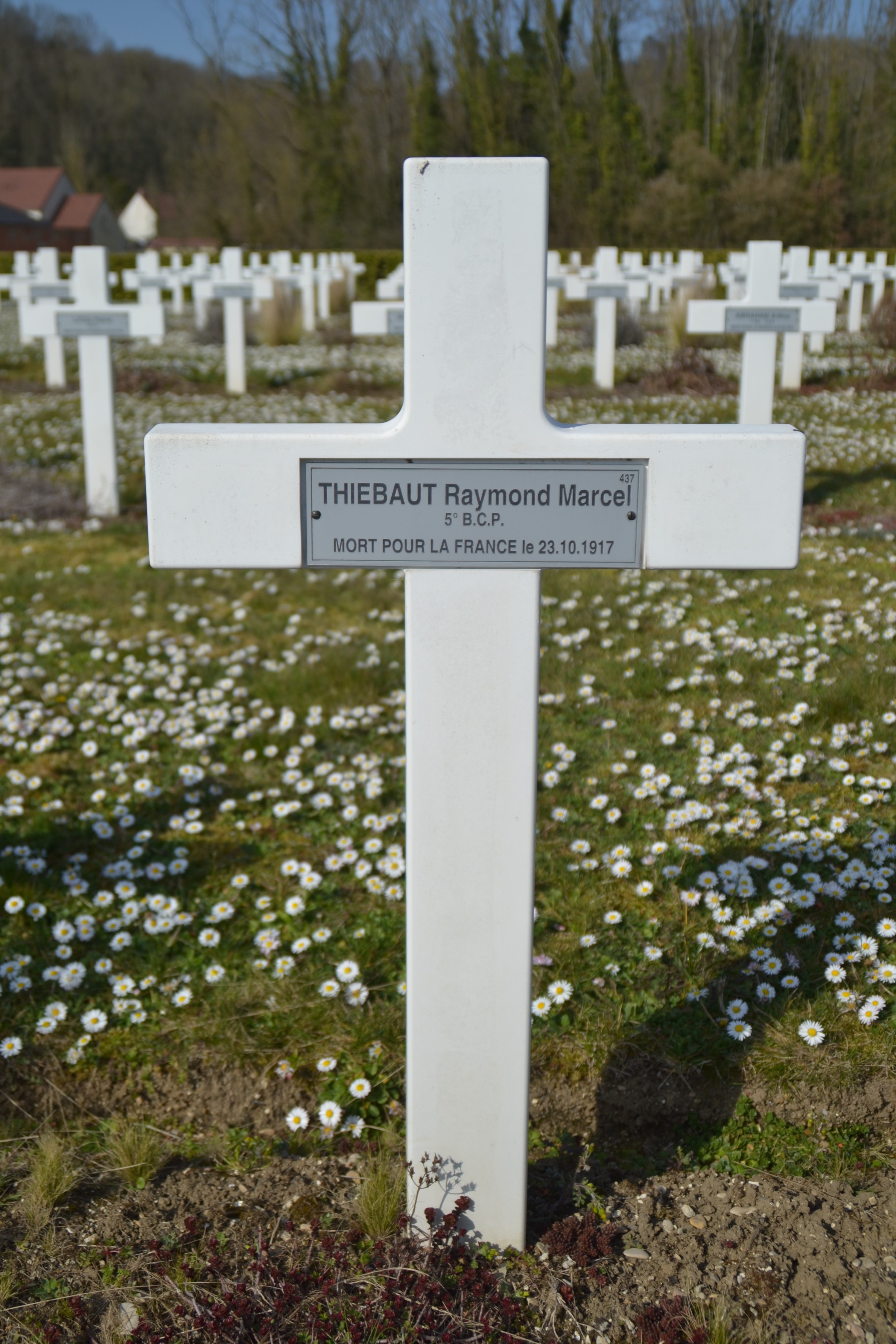 Thiebaut Raymond Marcel sépulture à Vailly-sur-Aisne (Aisne)
