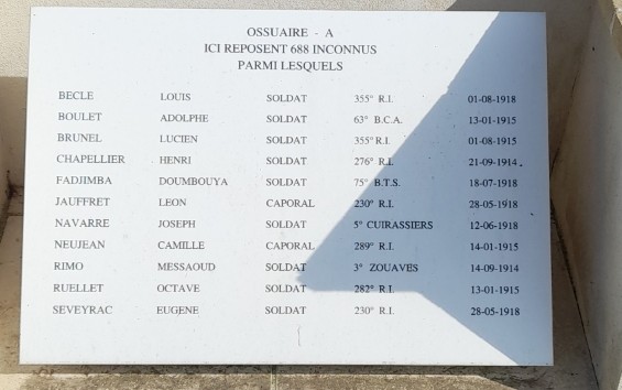 Bècle Louis Léon sépulture à Crouy (Aisne)